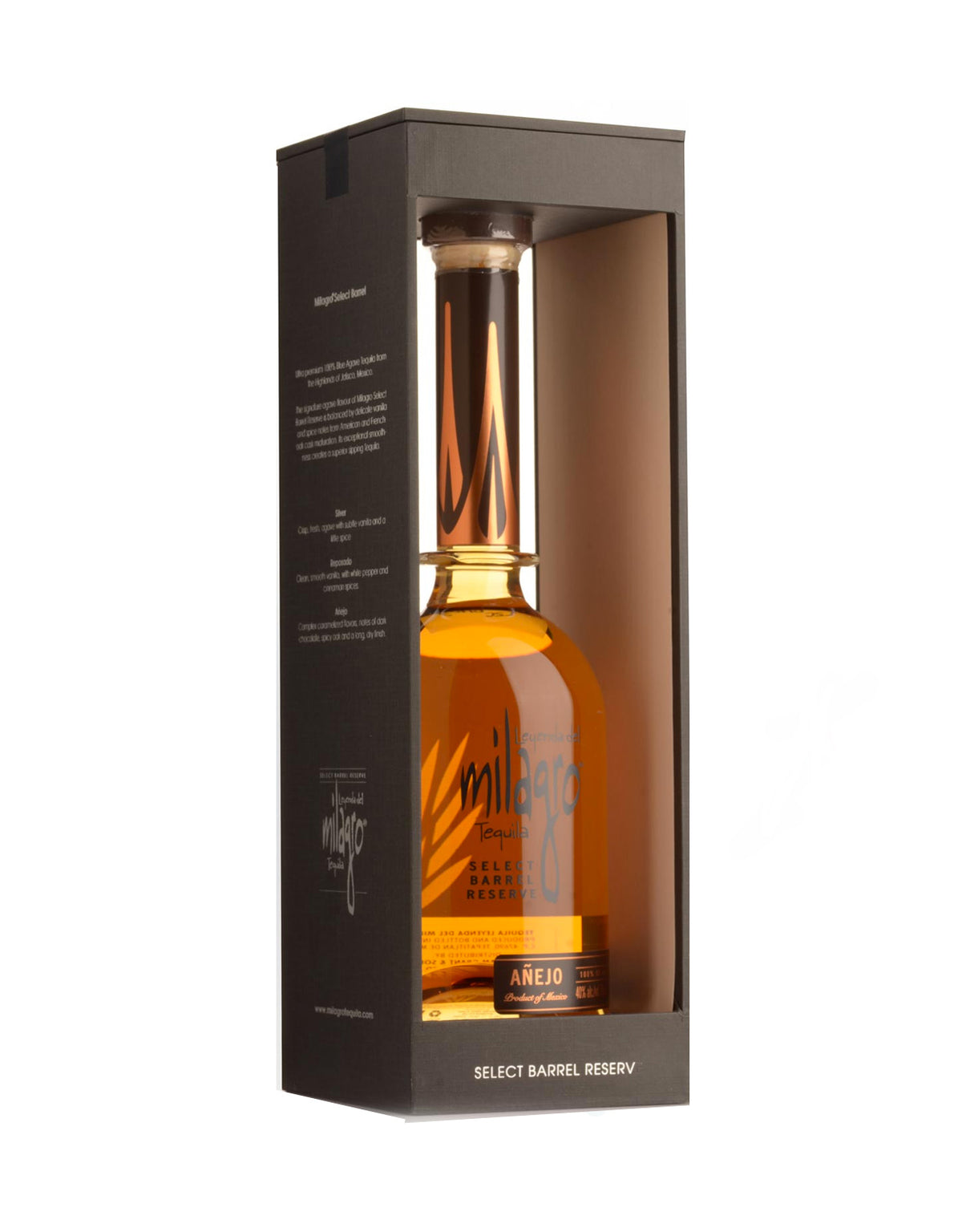 Milagro Anejo Select Barrel Reserve Tequila - ZYN THE WINE MARKET LTD.