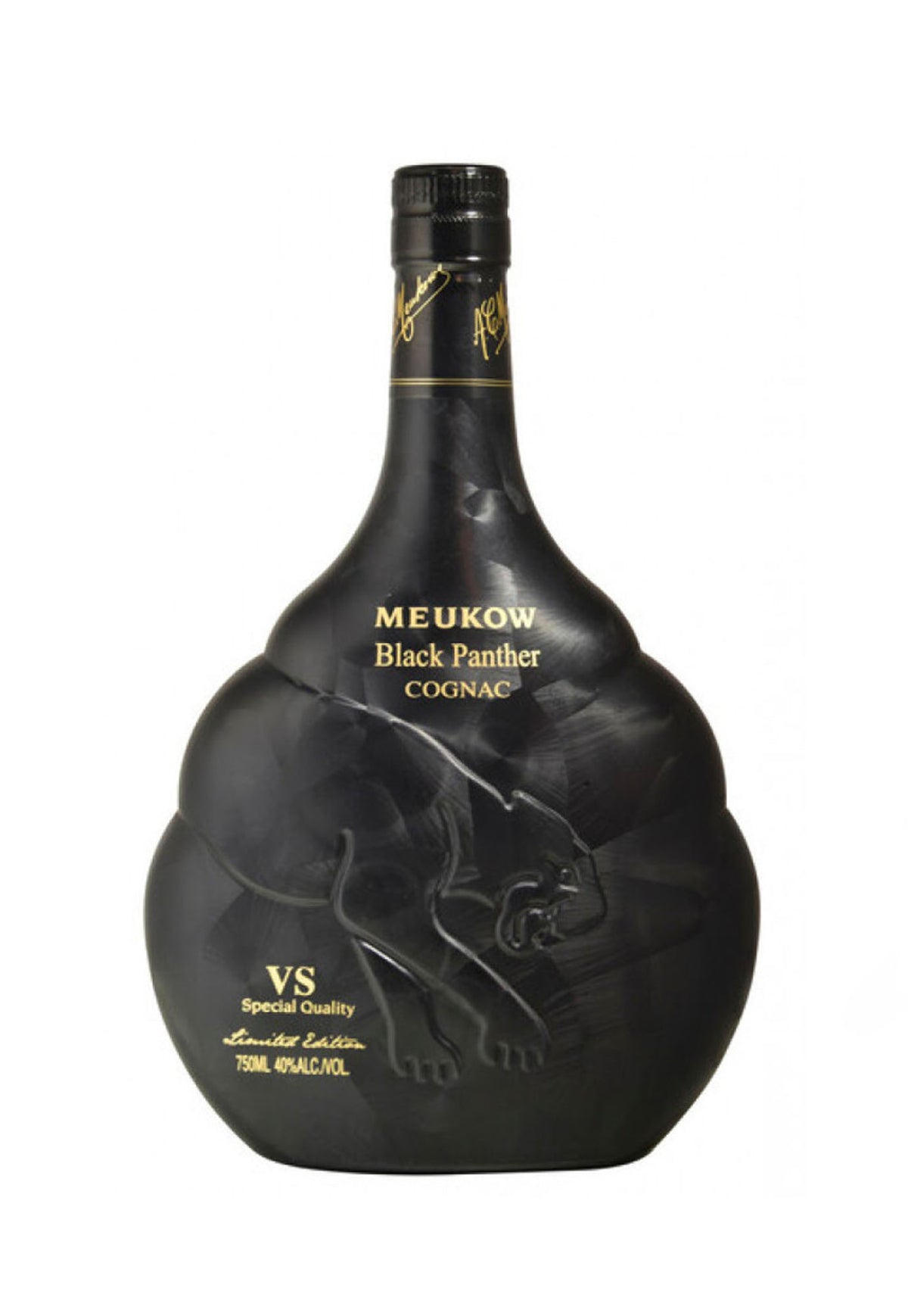 Meukow VS Black Panther Cognac - ZYN THE WINE MARKET LTD.