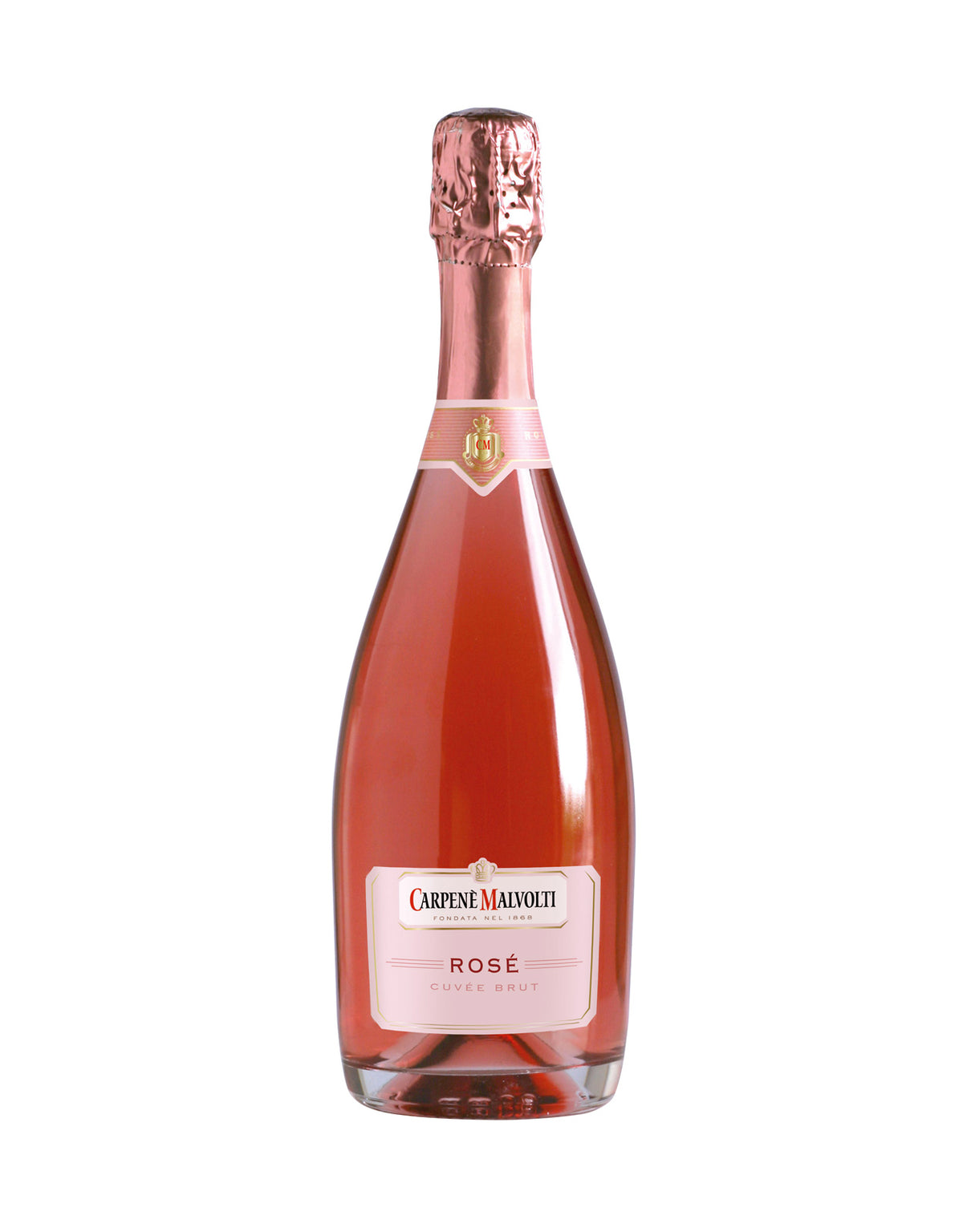 Carpene Malvolti Brut Sparkling Rose (NV) - ZYN THE WINE MARKET LTD.