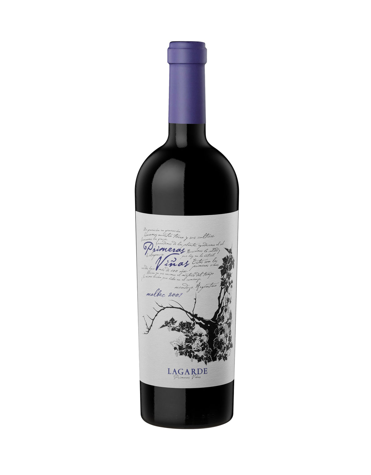 Lagarde Malbec Primeras Vinas 2019 - ZYN THE WINE MARKET LTD.