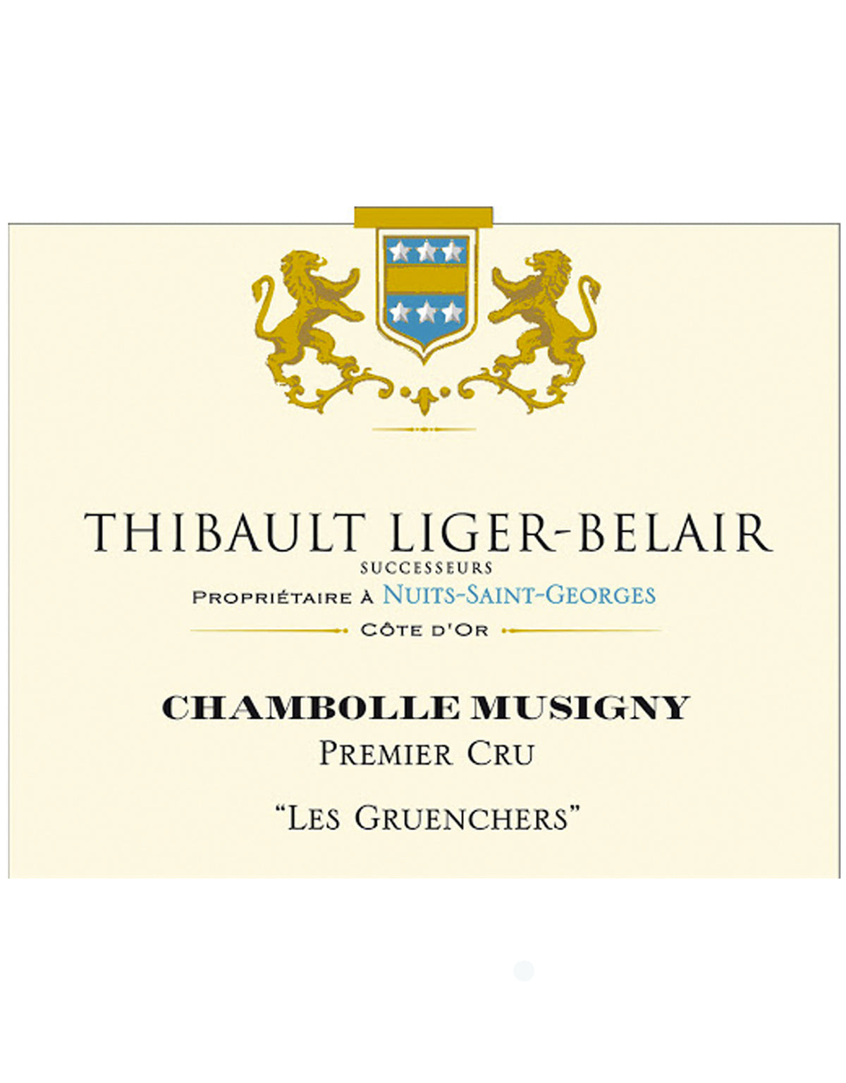 Thibault Liger Belair Chambolle Musigny Premier Cru 'Les Gruenchers' 2013 - ZYN THE WINE MARKET LTD.