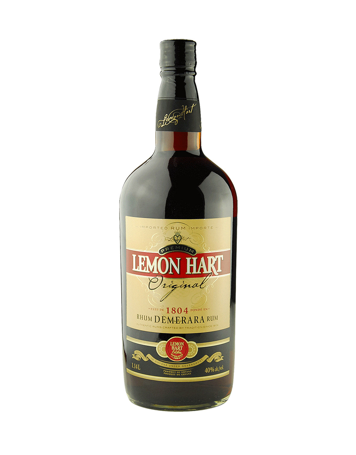 Lemon Hart Rum - 1.14 Litre Bottle - ZYN THE WINE MARKET LTD.