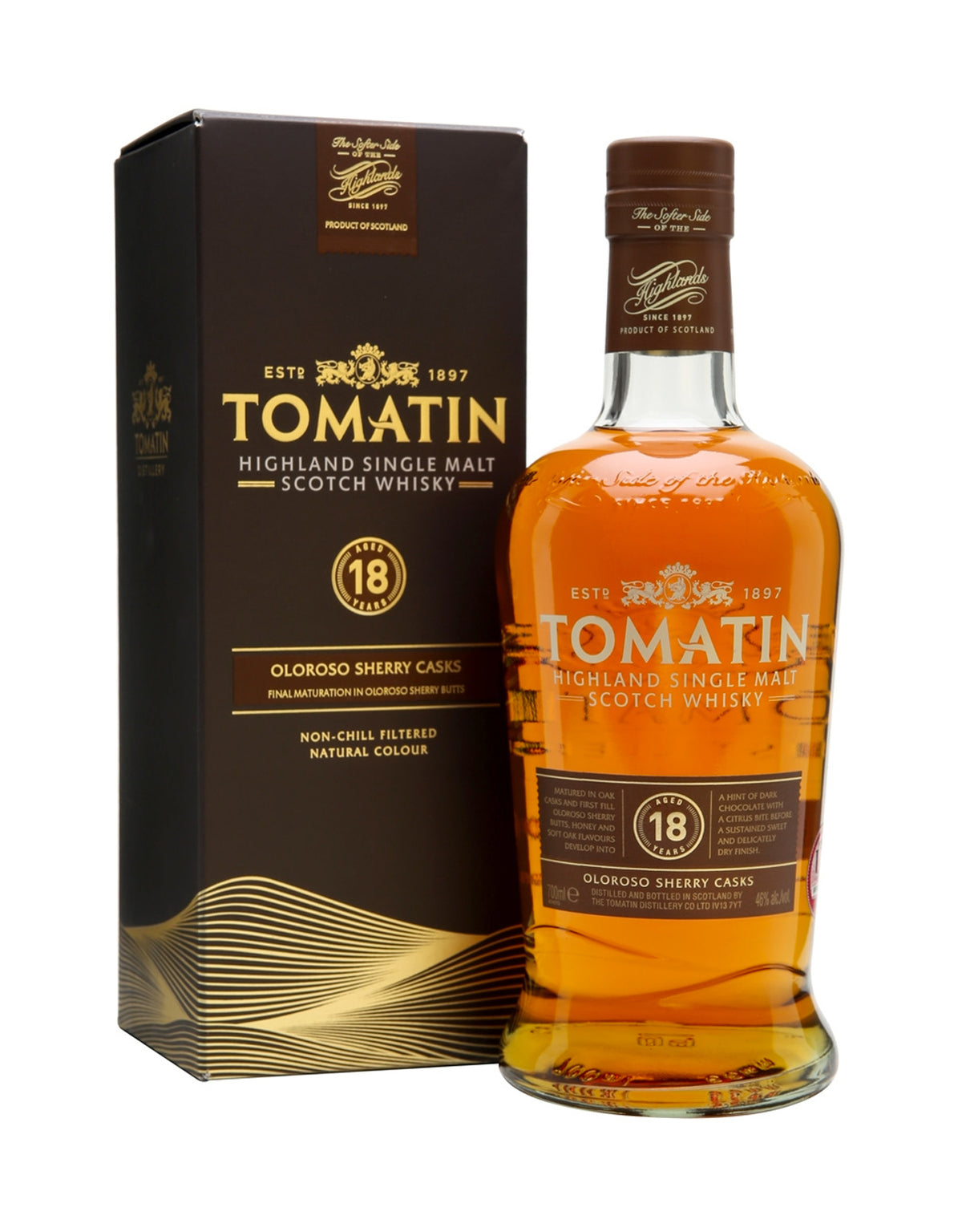 Tomatin 18 Year Old Oloroso Sherry Cask - ZYN THE WINE MARKET LTD.