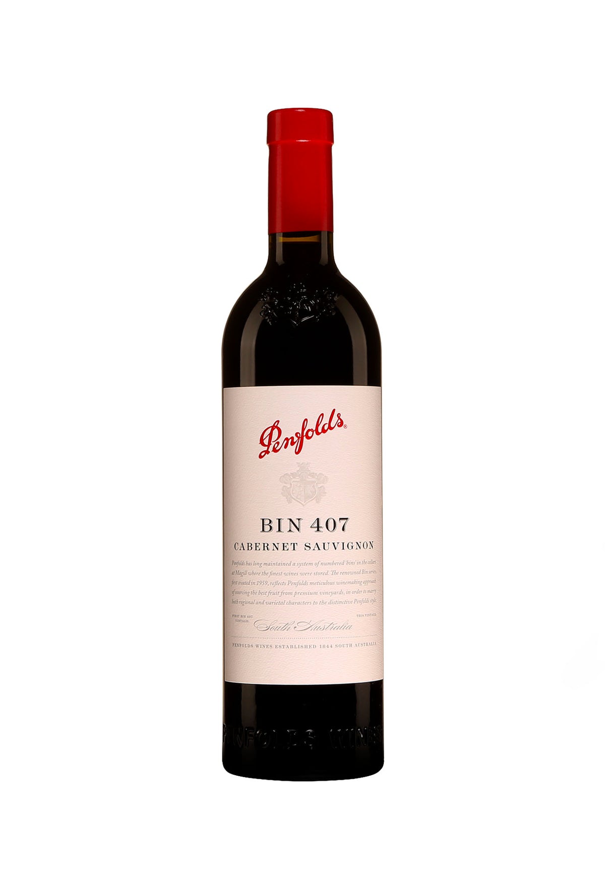 Penfolds Bin 407 Cabernet Sauvignon 2021 - ZYN THE WINE MARKET LTD.