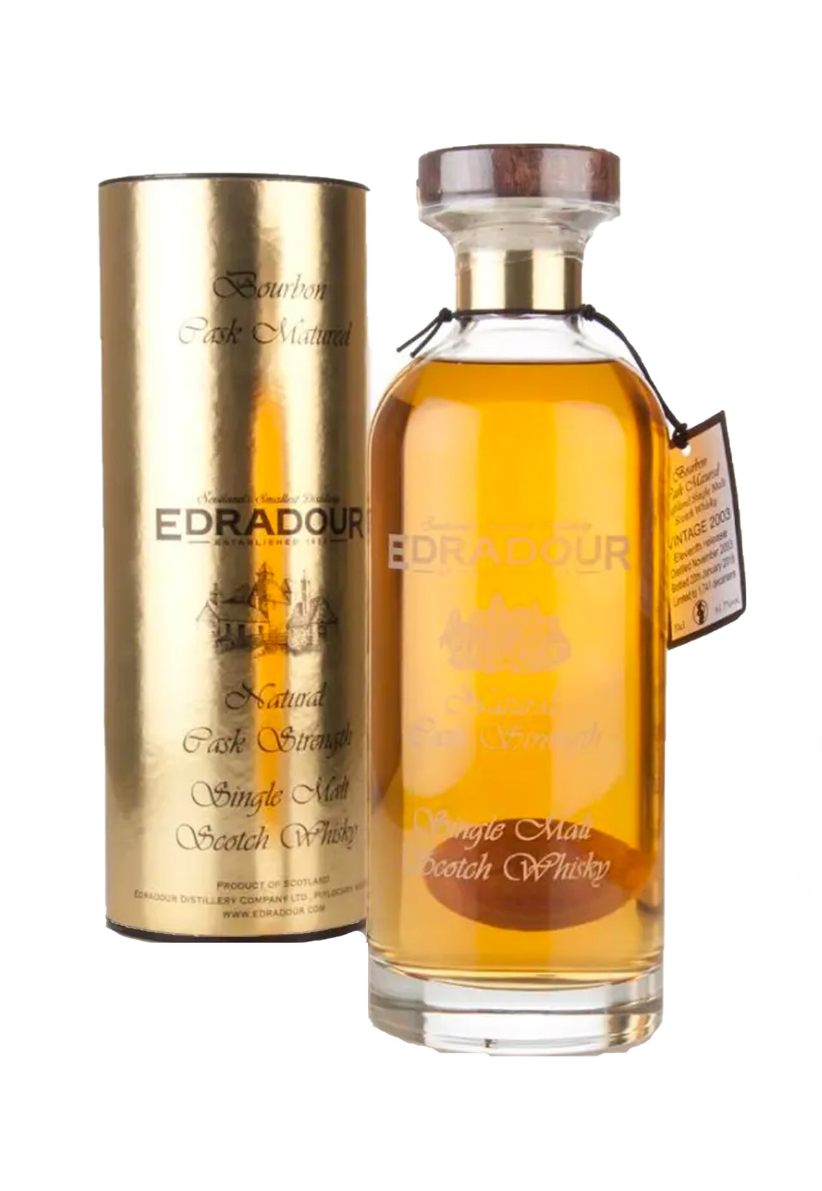 Edradour Natural Cask Ibisco Bourbon - ZYN THE WINE MARKET LTD.
