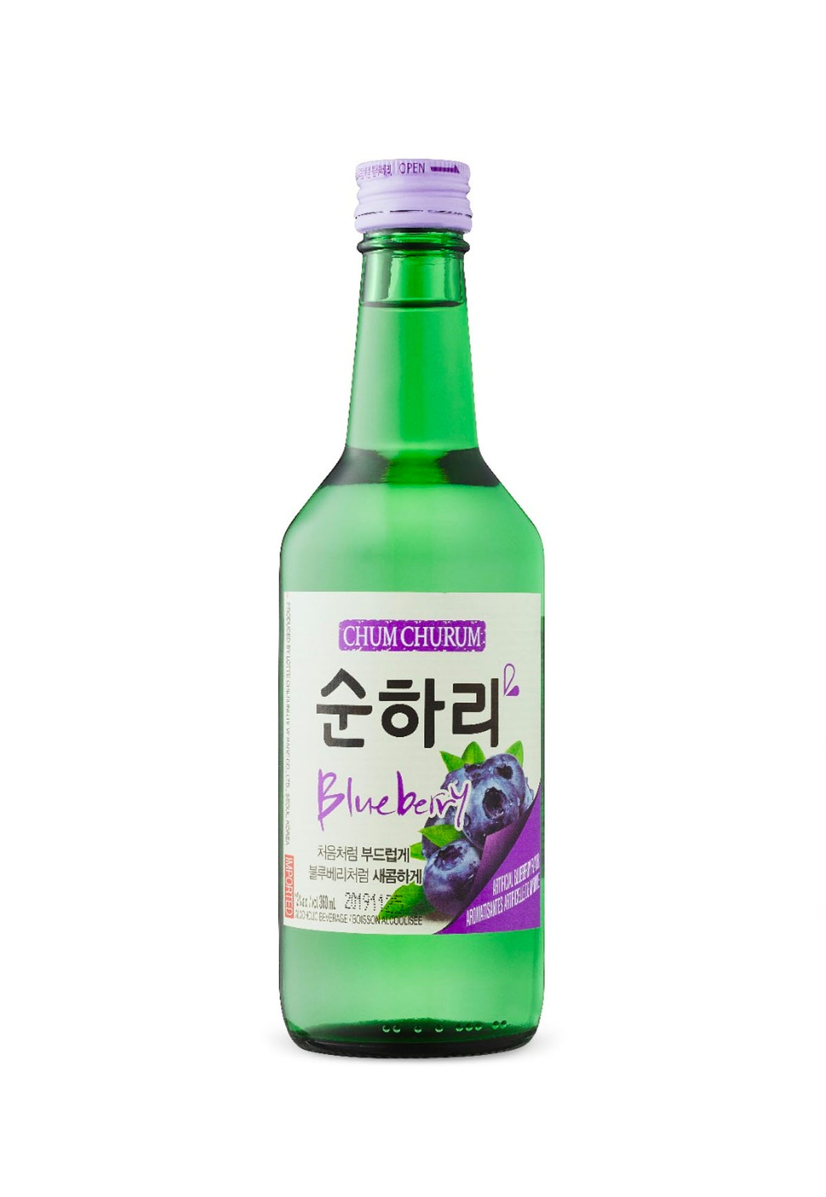Chum Churum Blueberry Soju - 360 ml - ZYN THE WINE MARKET LTD.