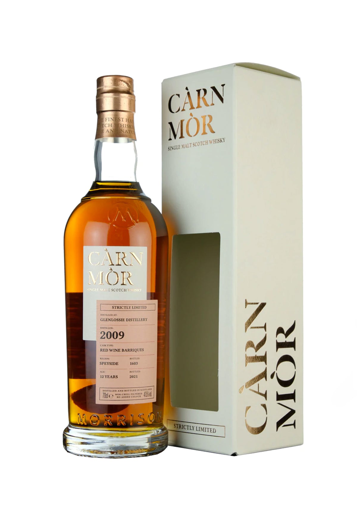 Carn Mor Glenlossie 12 Year Old - ZYN THE WINE MARKET LTD.