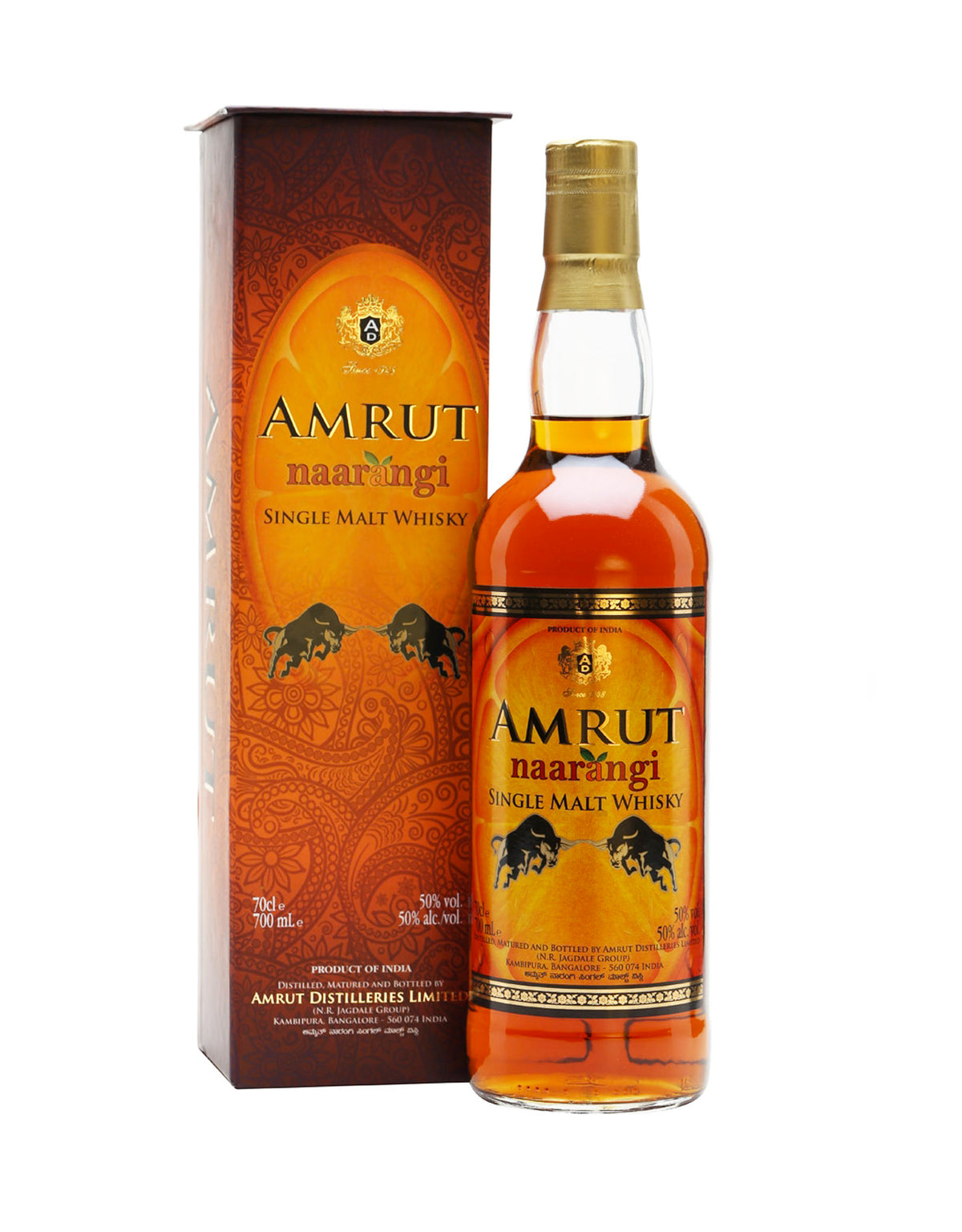 Amrut Naarangi Single Malt - ZYN THE WINE MARKET LTD.
