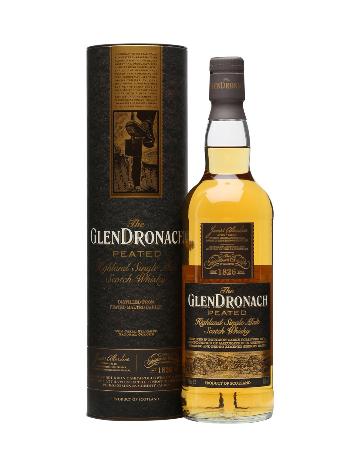 Glendronach Peated - ZYN THE WINE MARKET LTD.