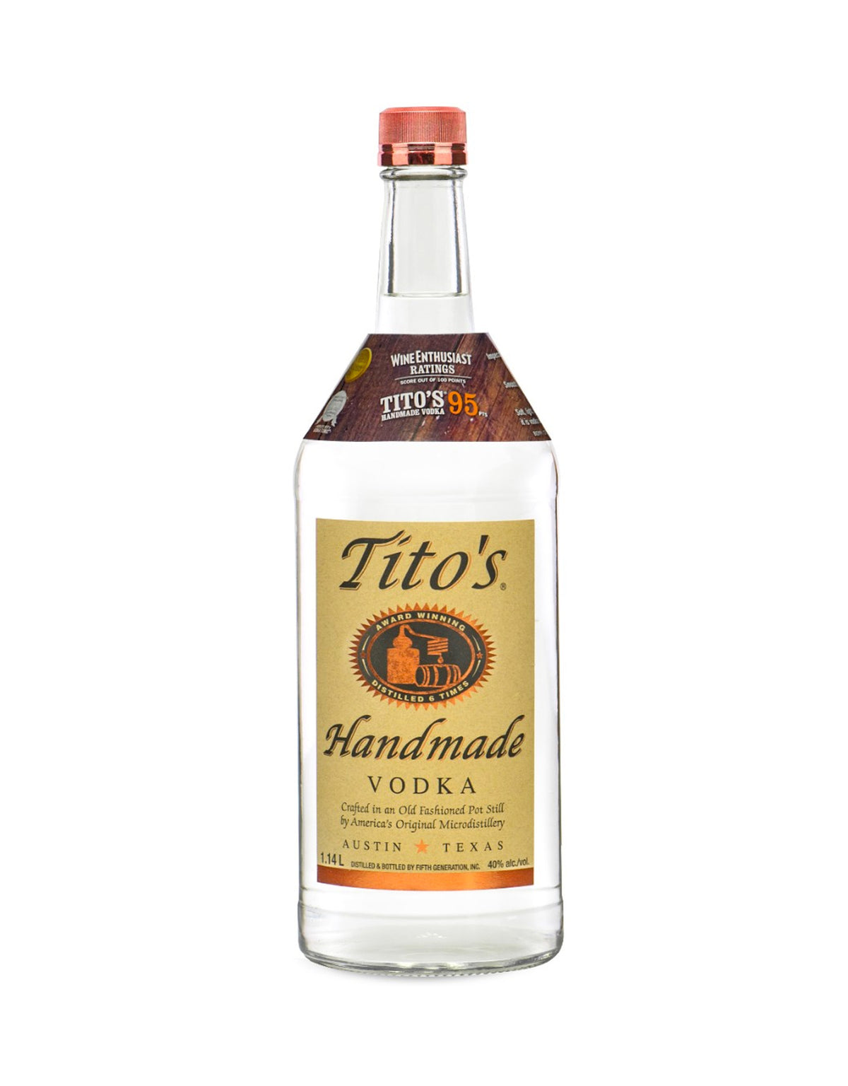 Tito's Handmade Vodka - 1.14 Litre Bottle - ZYN THE WINE MARKET LTD.