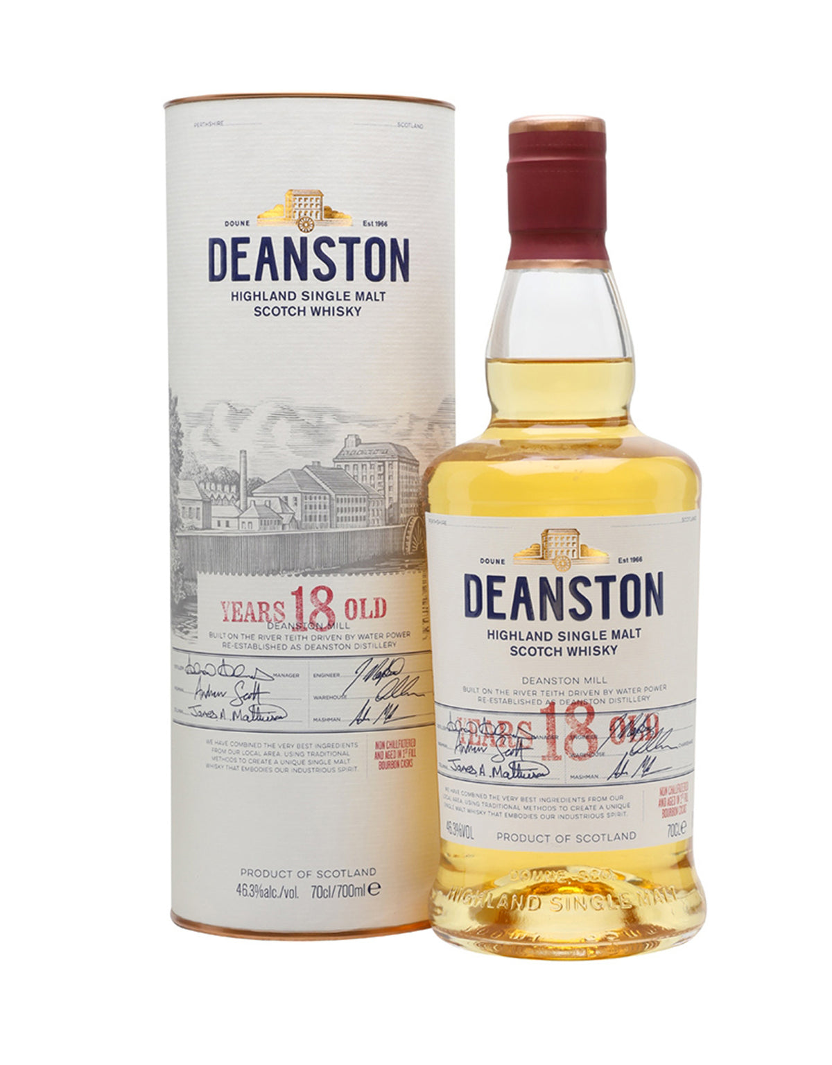 Deanston 18 Year Old Bourbon Cask Finish - ZYN THE WINE MARKET LTD.