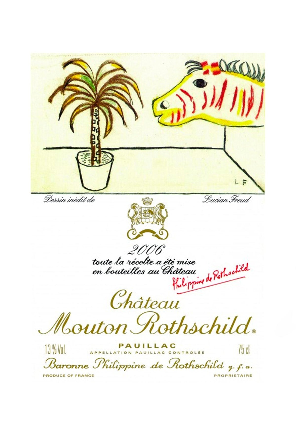 Chateau Mouton Rothschild 2006 - ZYN THE WINE MARKET LTD.