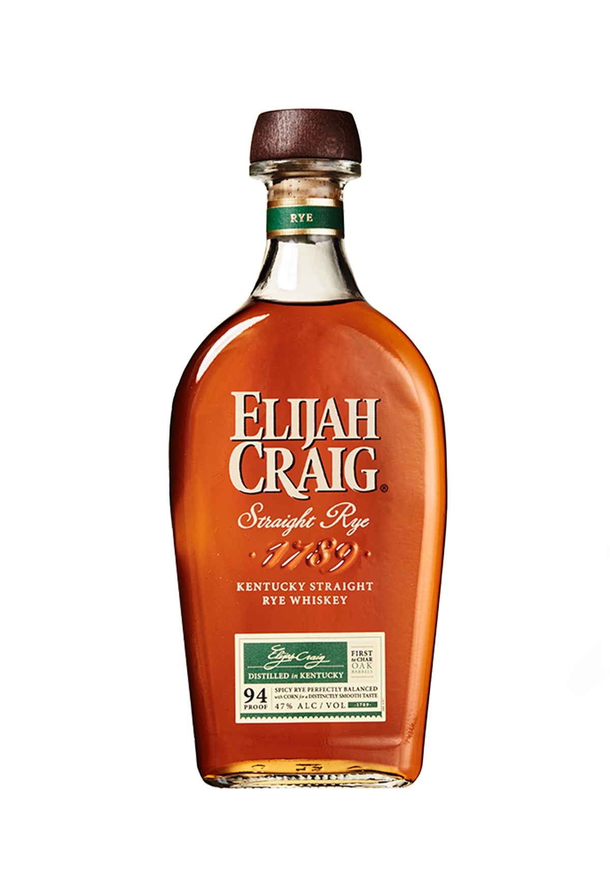 Elijah Craig Straight Rye - ZYN THE WINE MARKET LTD.