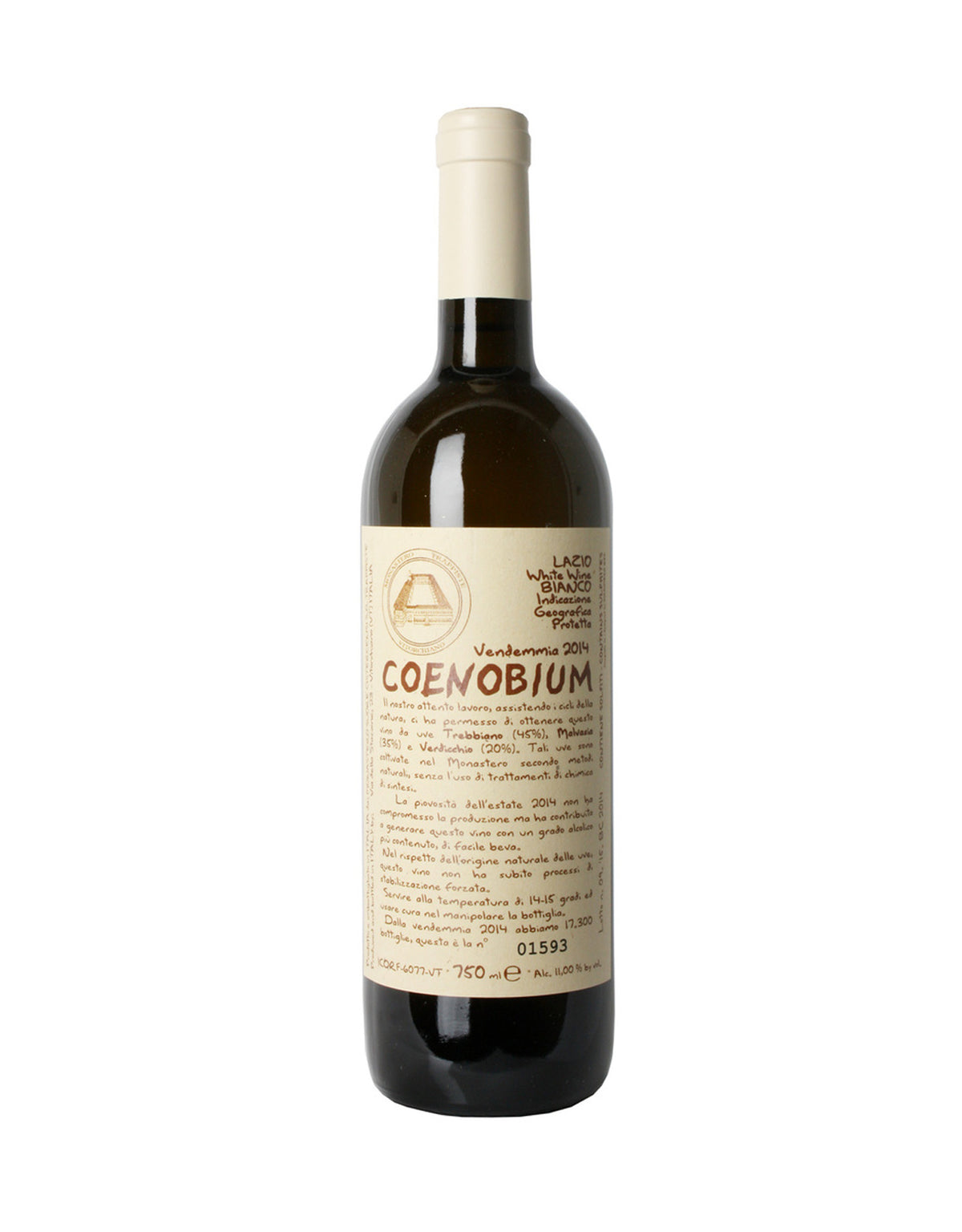Coenobium Lazio 2021 - ZYN THE WINE MARKET LTD.