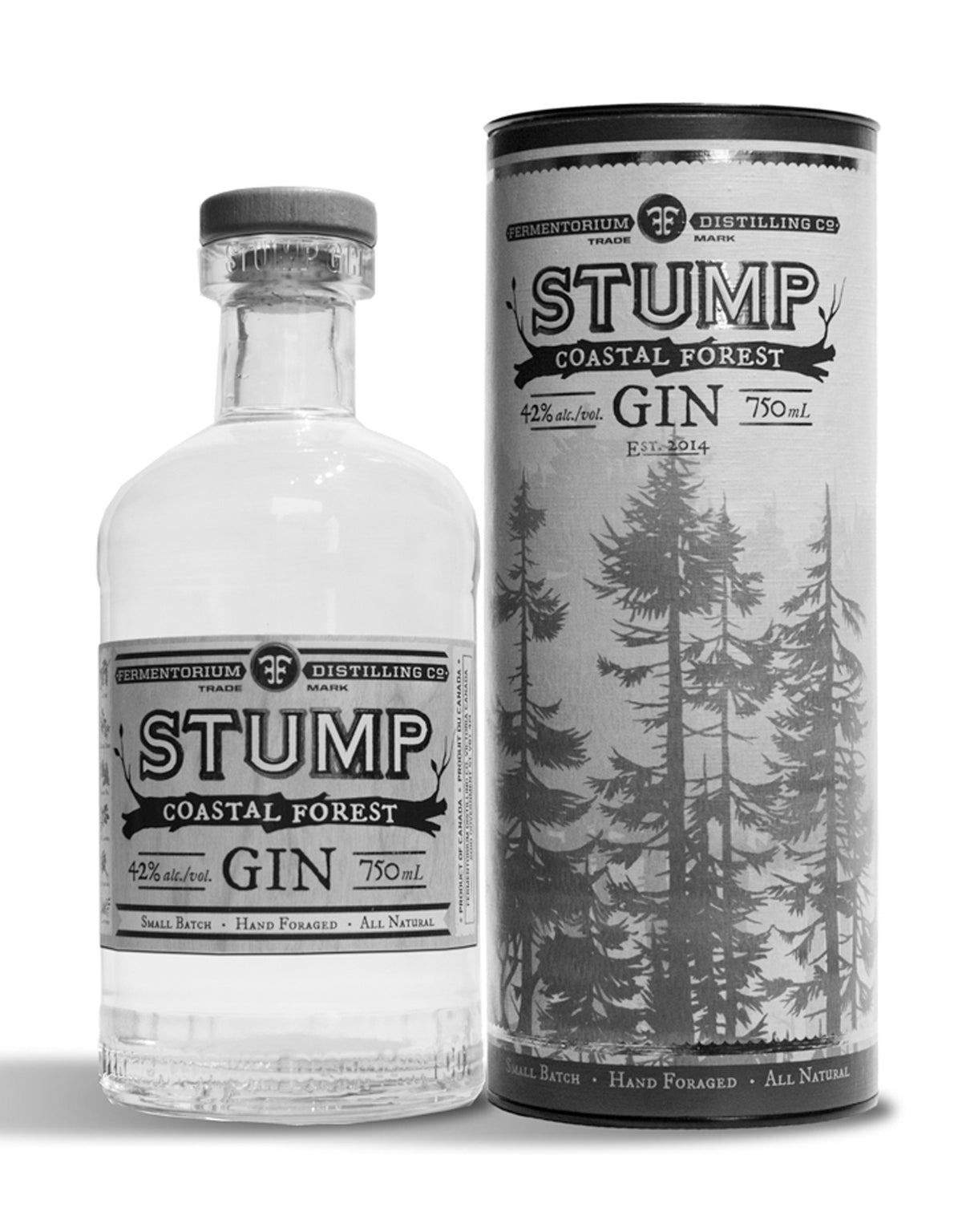 Fermentorium Distilling Coastal Forest Stump Gin - ZYN THE WINE MARKET LTD.
