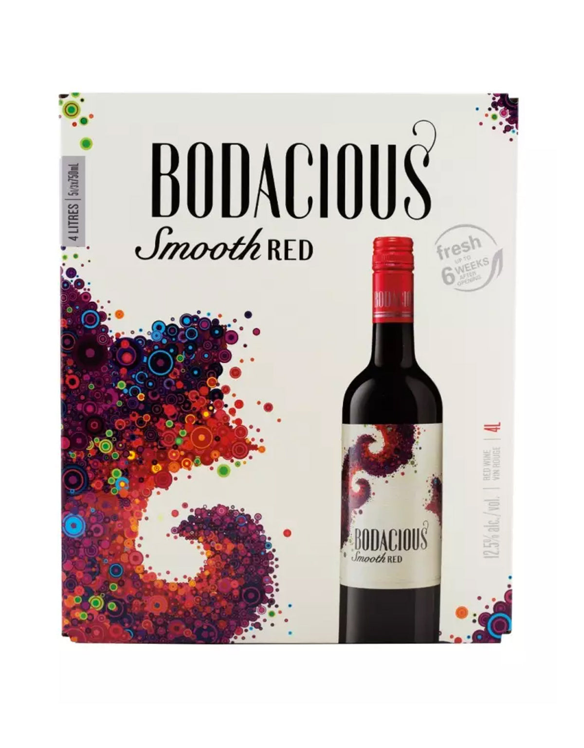 Bodacious Smooth Red - 4 Litre Box - ZYN THE WINE MARKET LTD.