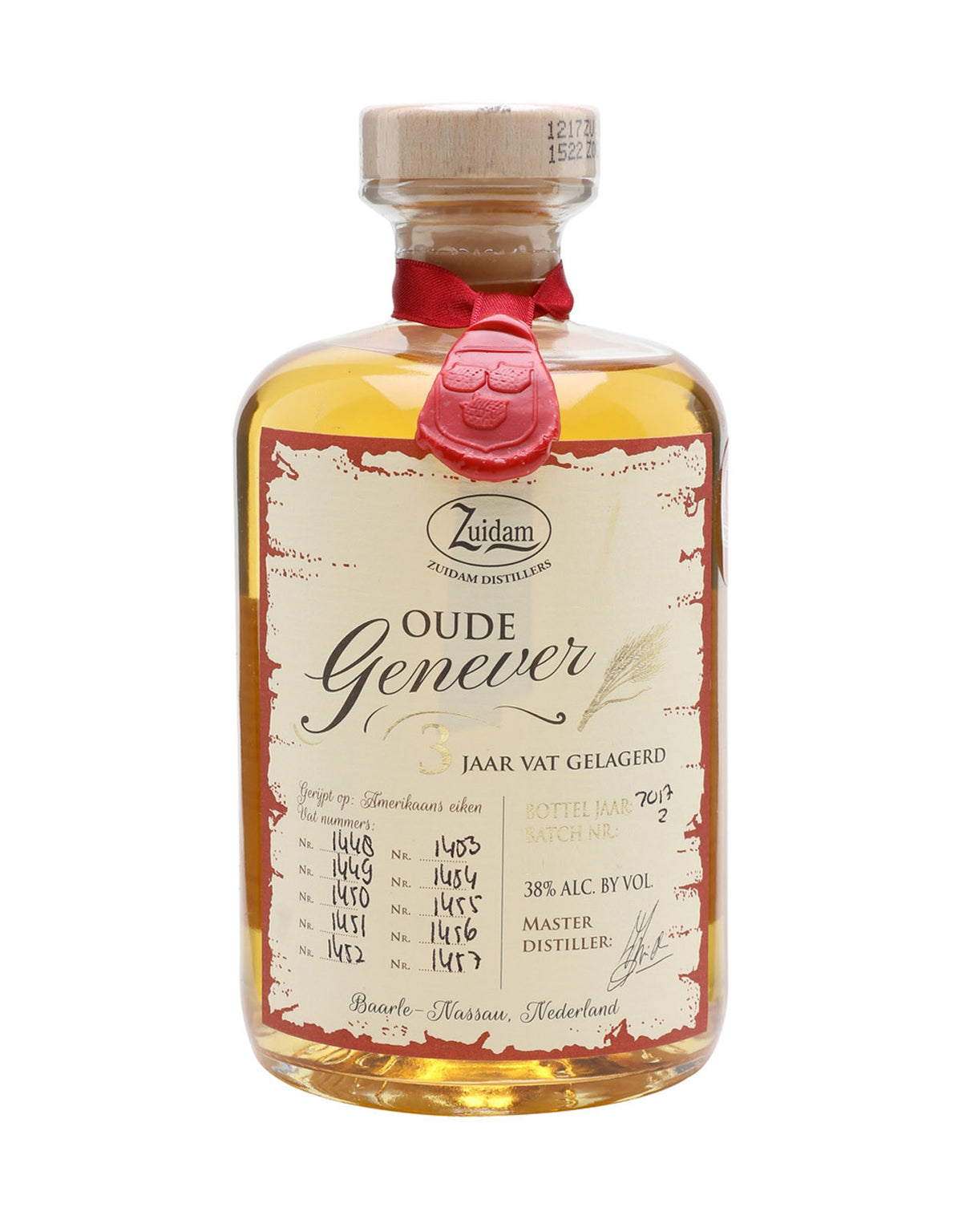 Zuidam Oude Genever Gin - 1 Litre - ZYN THE WINE MARKET LTD.