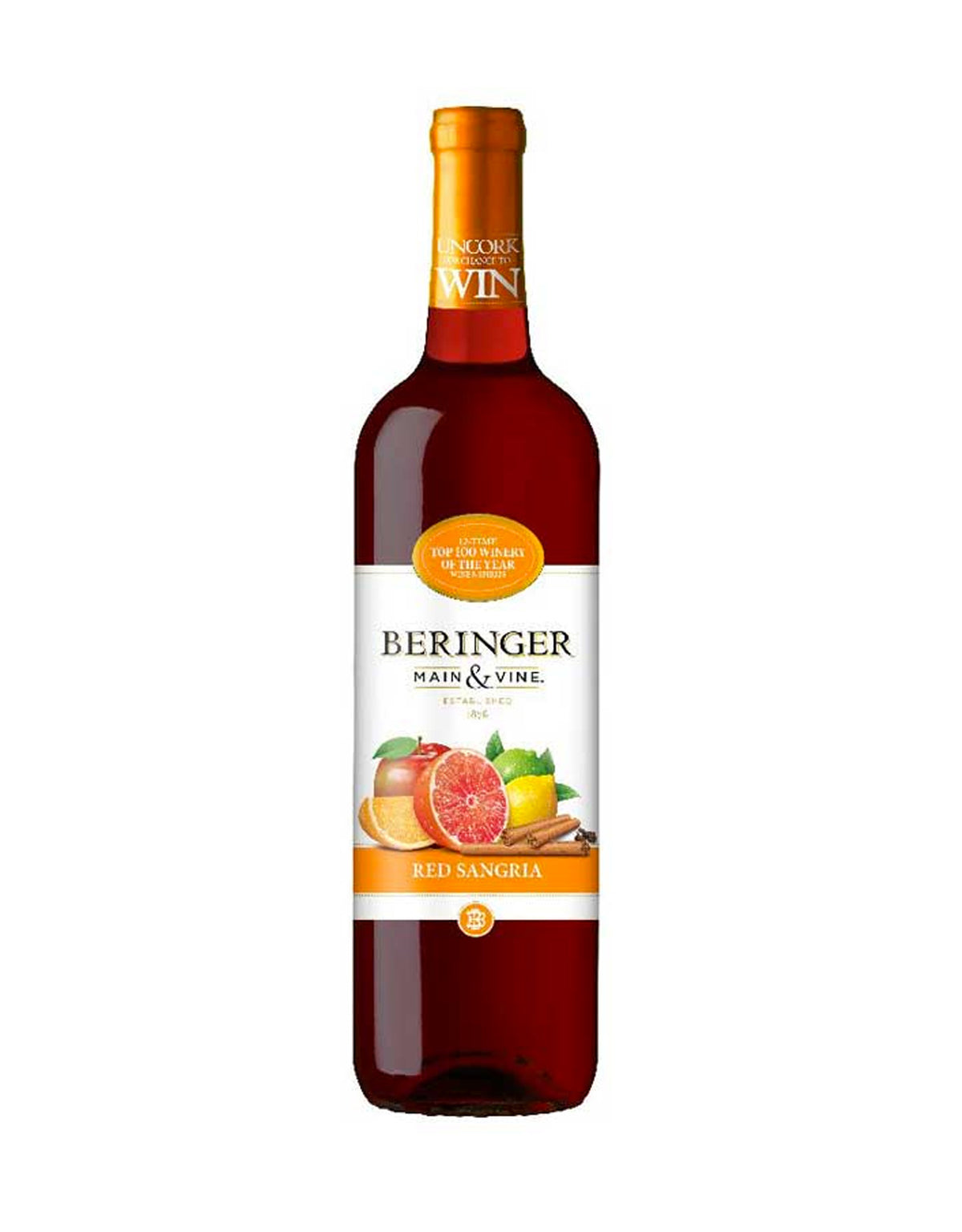 Beringer Red Sangria Main & Vine - 12 Bottles - ZYN THE WINE MARKET LTD.