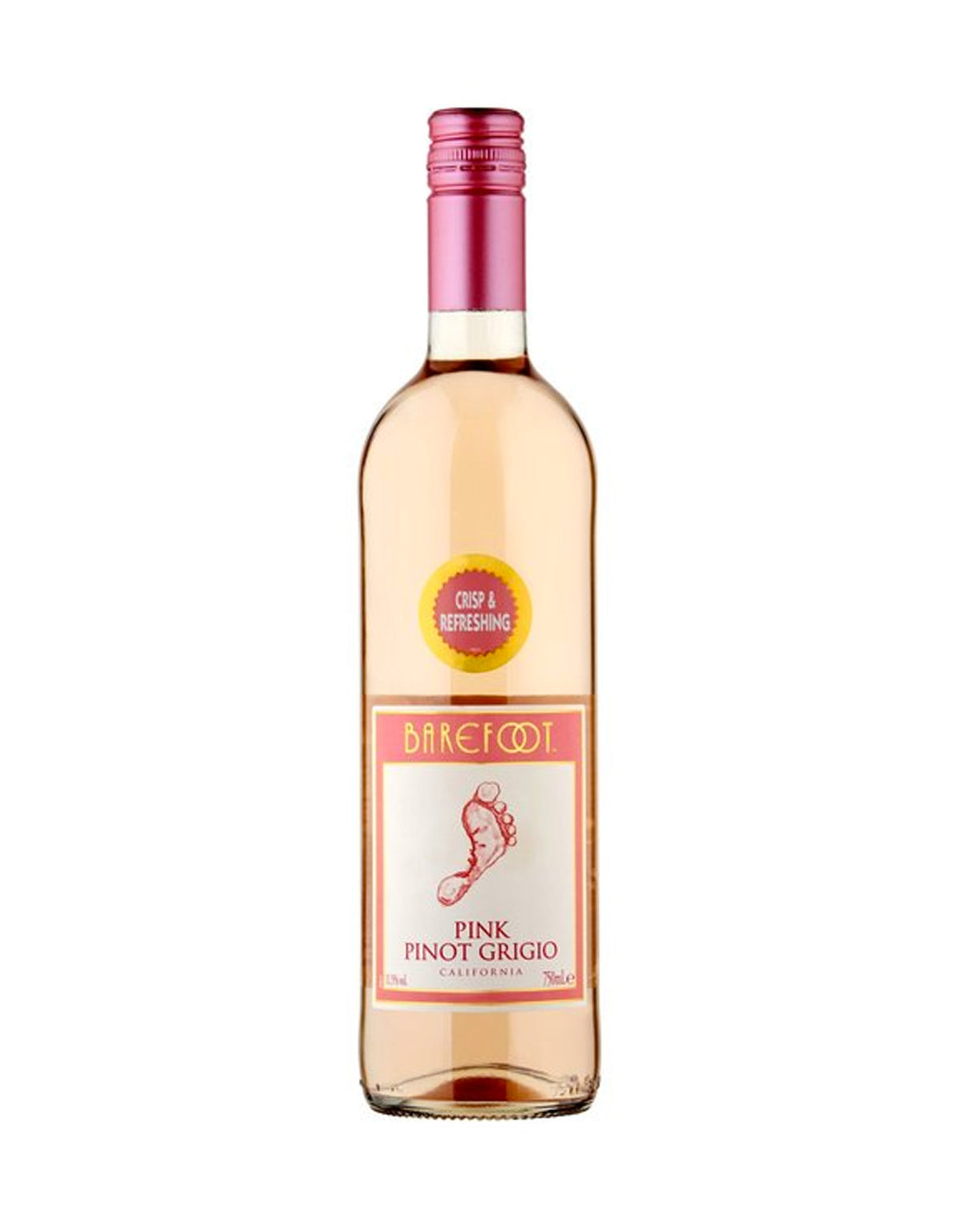 Barefoot Pink Pinot Grigio - 12 Bottles - ZYN THE WINE MARKET LTD.