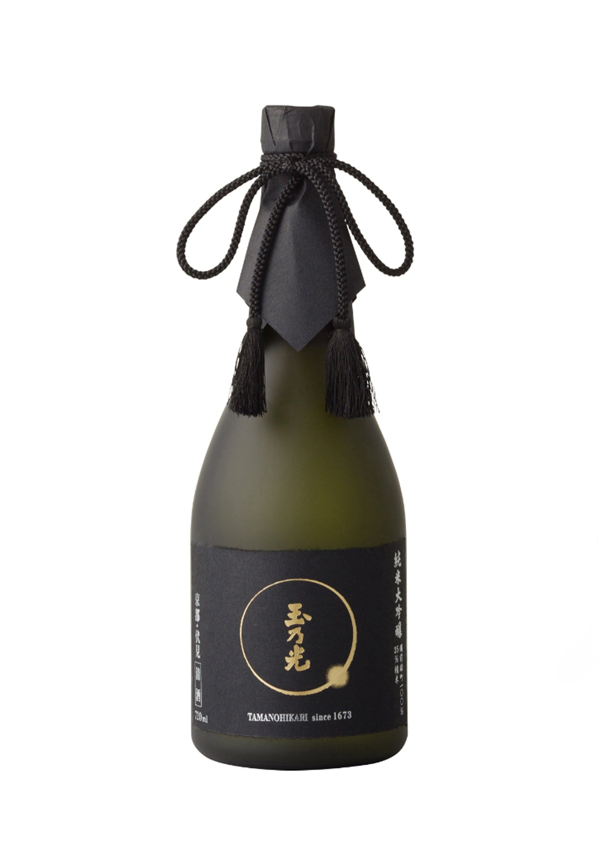 Tamanohikari Black Label Junmai Daiginjo Sake - 720 ml - ZYN THE WINE MARKET LTD.