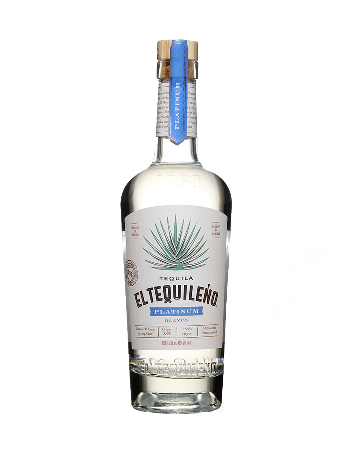 El Tequileno Blanco Platinum Tequila - ZYN THE WINE MARKET LTD.