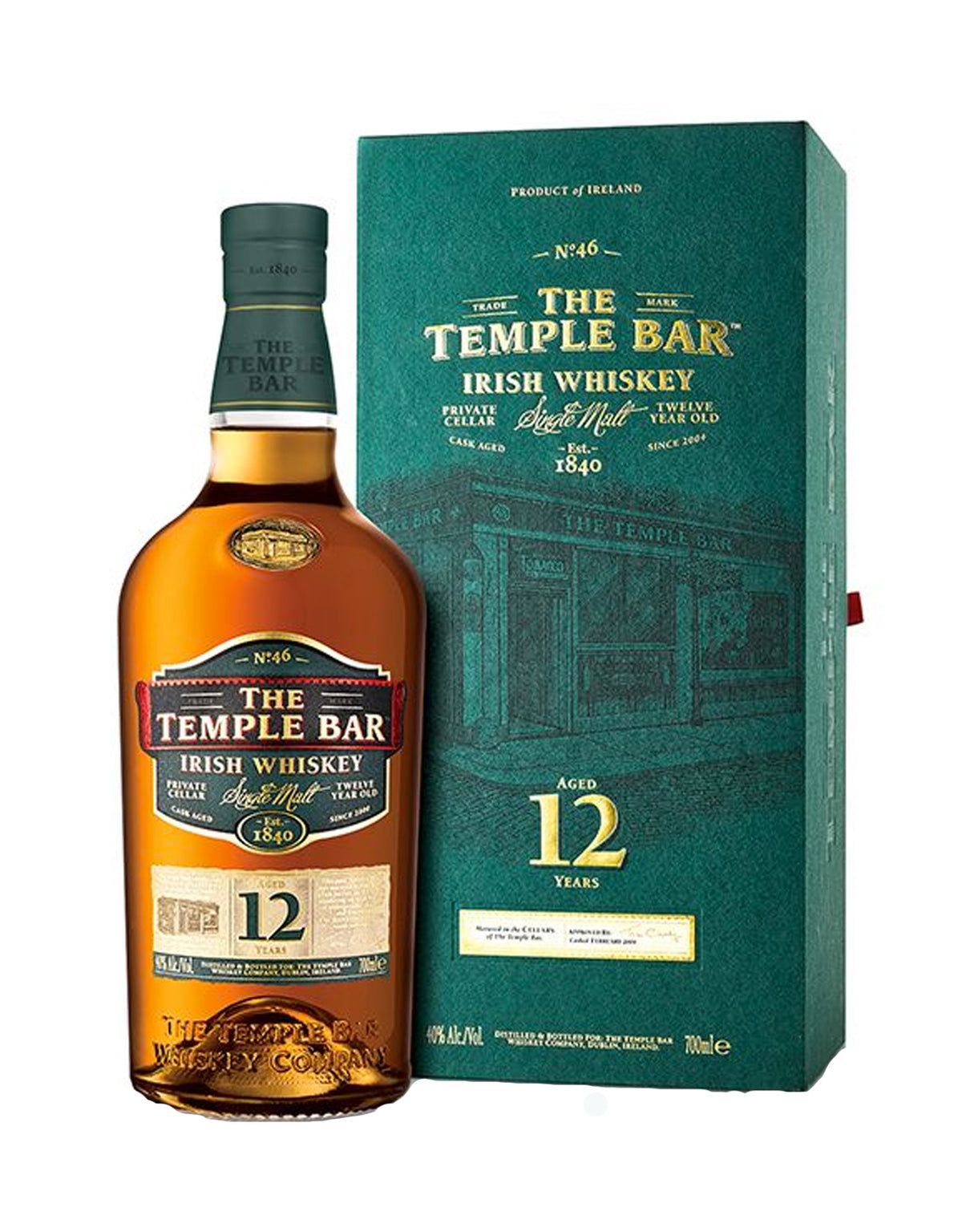 Temple Bar 12 Year Old - ZYN THE WINE MARKET LTD.