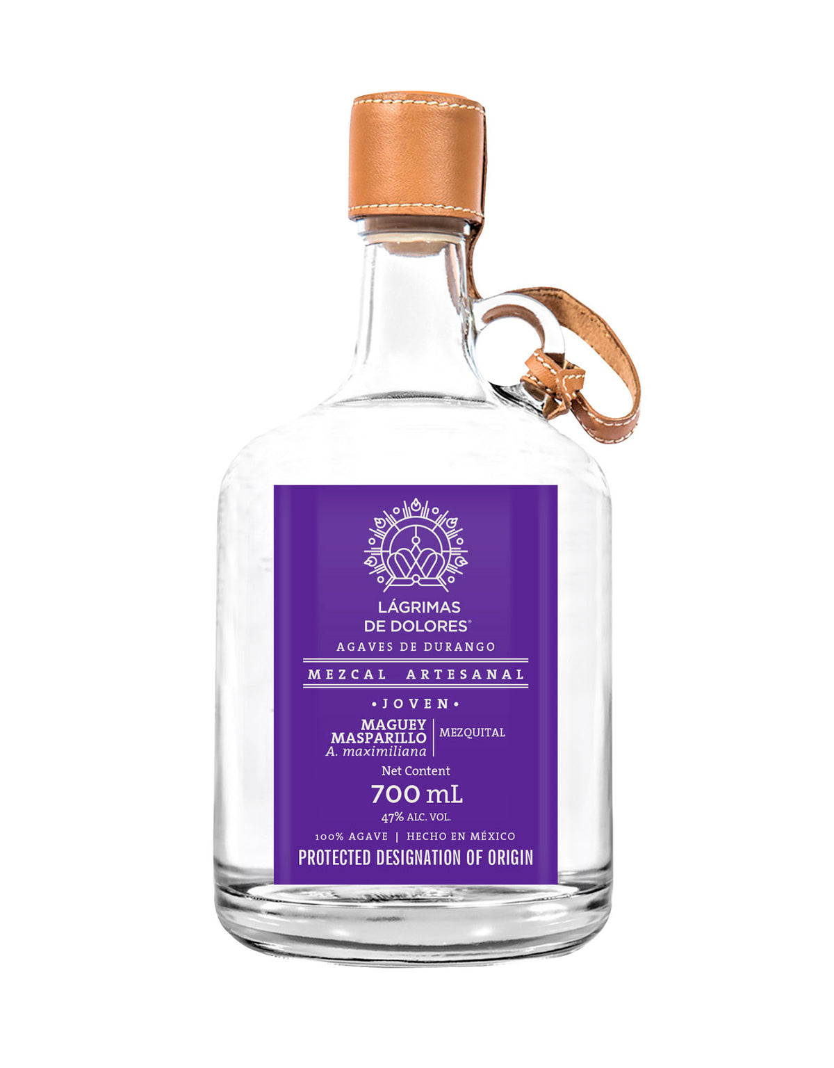 Lagrimas de Dolores Mezcal Joven Maguey Masparillo - ZYN THE WINE MARKET LTD.