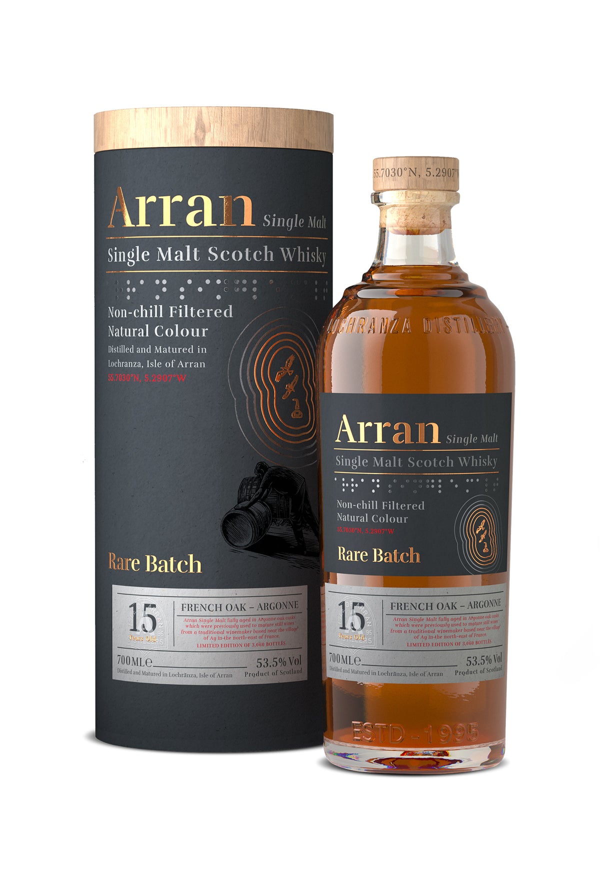 Arran Rare Batch French Oak 15 Year Old - ZYN THE WINE MARKET LTD.