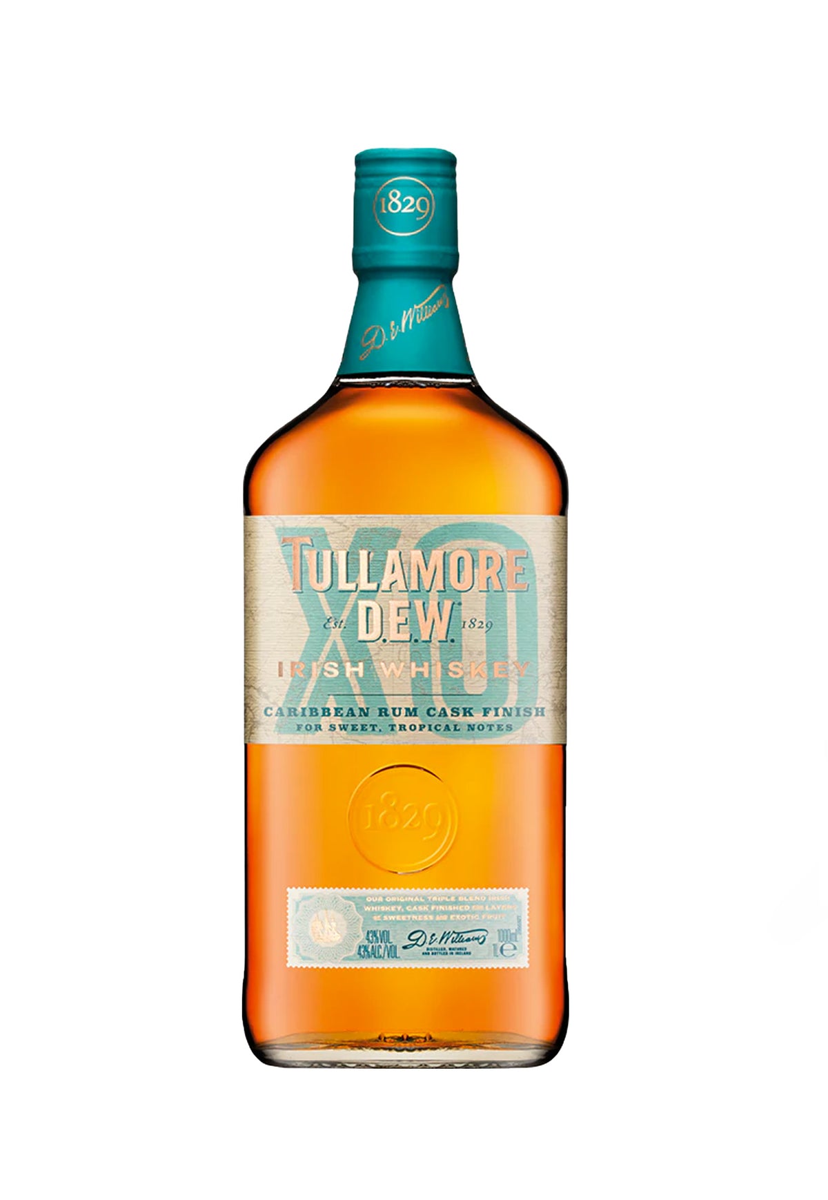 Tullamore Dew Irish Whiskey 'XO Caribbean Rum Cask Finish' - ZYN THE WINE MARKET LTD.