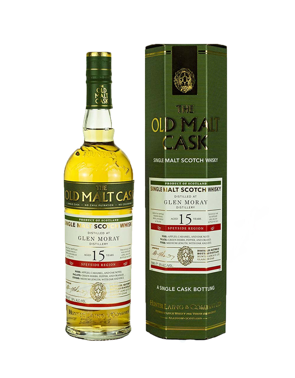 The Old Malt Cask Glen Moray 15 Year Old - ZYN THE WINE MARKET LTD.