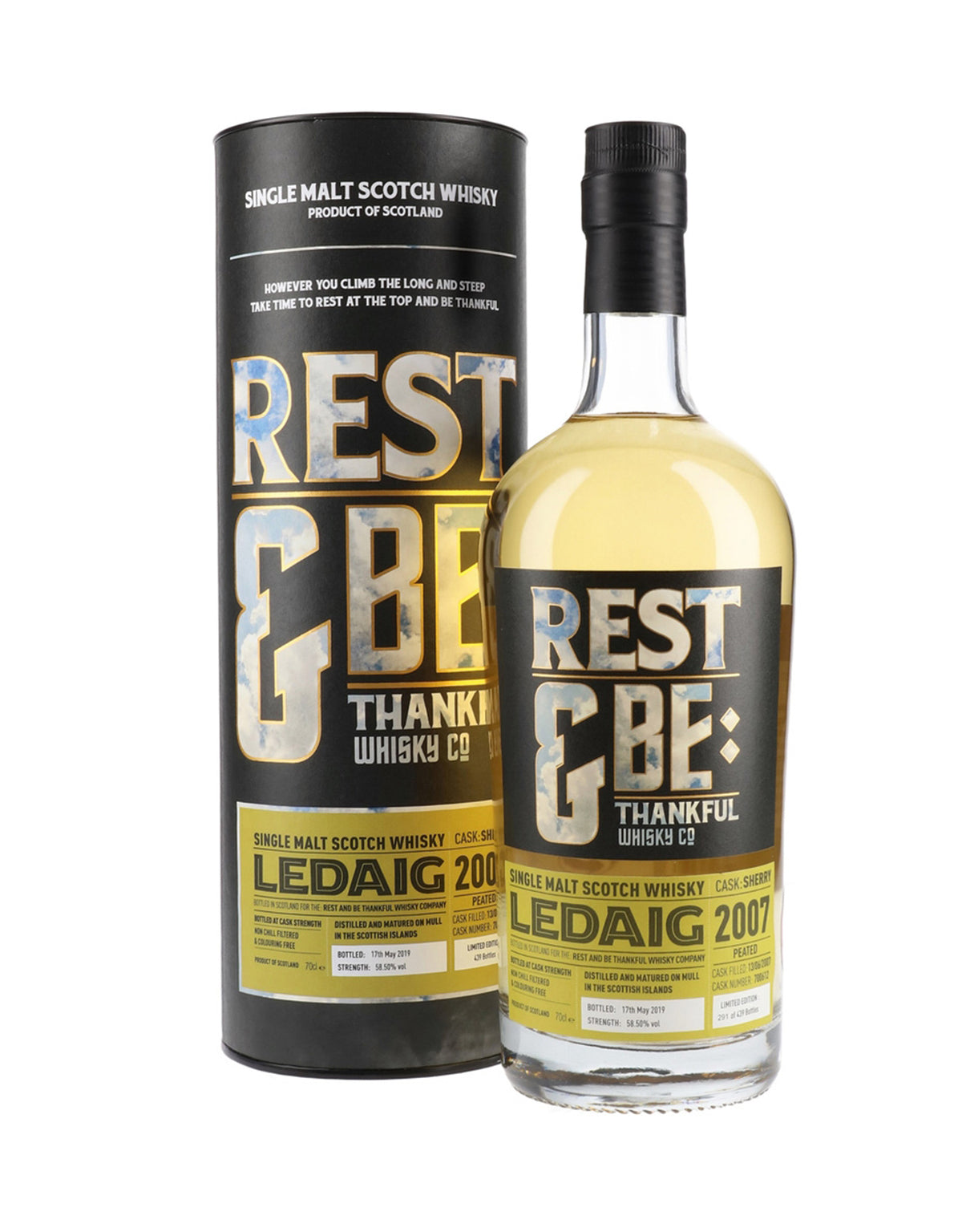 Rest & Be Thankful Ledaig 2007 - ZYN THE WINE MARKET LTD.