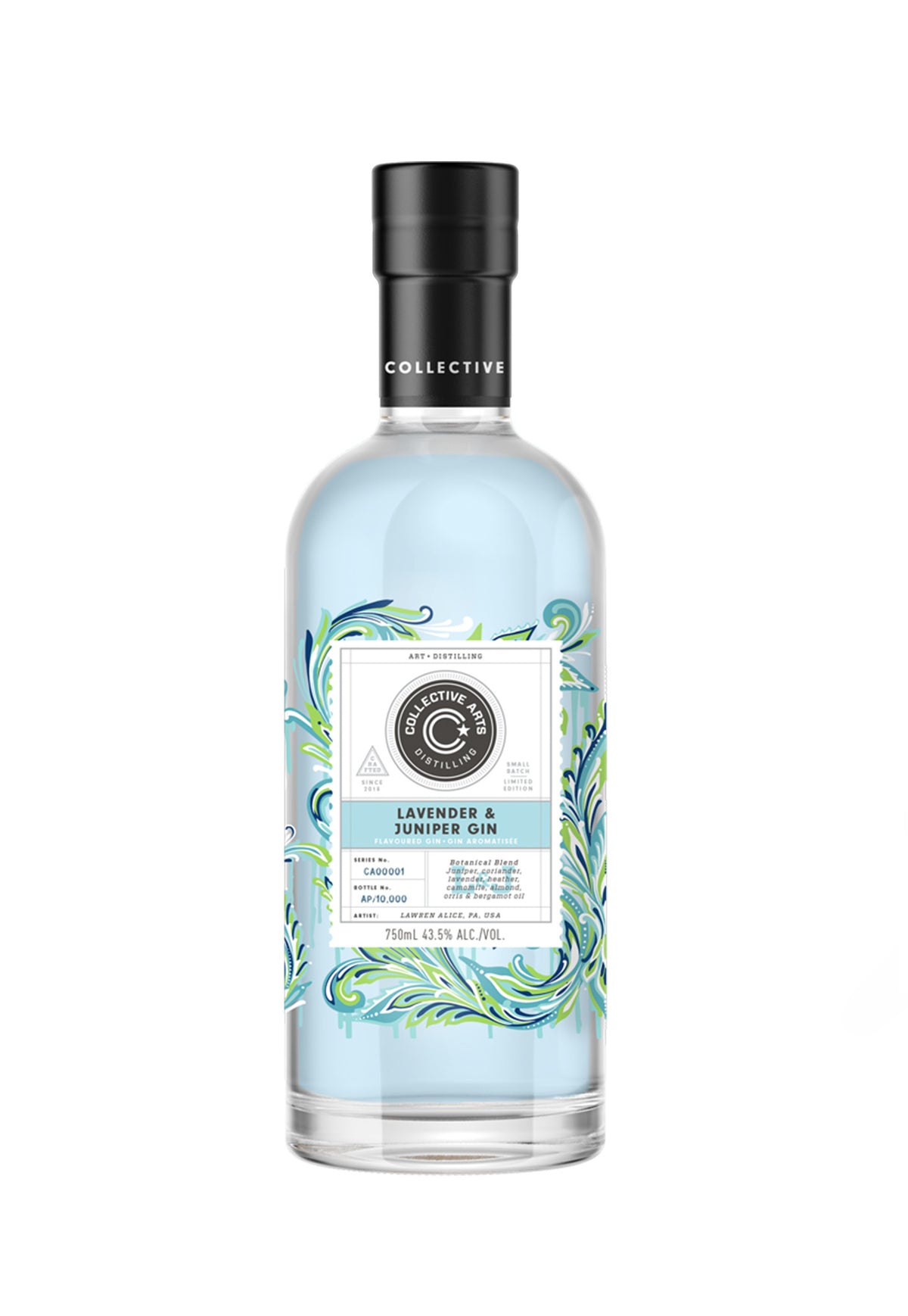Collective Arts Lavender & Juniper Gin - ZYN THE WINE MARKET LTD.