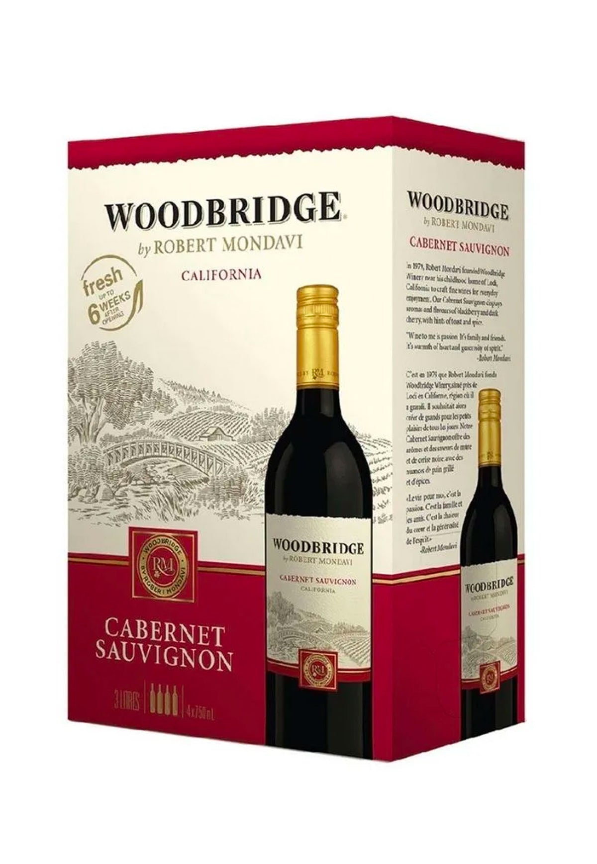 Woodbridge Cabernet Sauvignon - 3 Litre Box - ZYN THE WINE MARKET LTD.