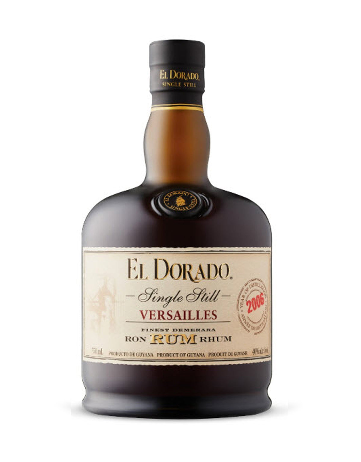 El Dorado Single Still Versailles 2006 Rum - ZYN THE WINE MARKET LTD.