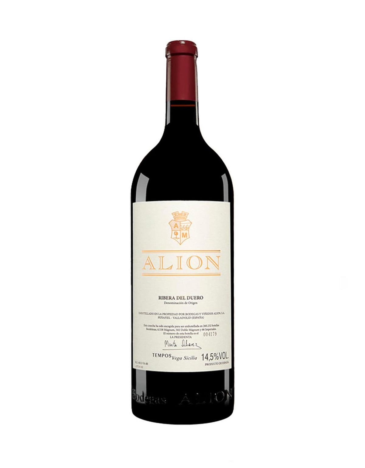 Vega Sicilia Alion 2019 - 1.5 Litre Bottle - ZYN THE WINE MARKET LTD.