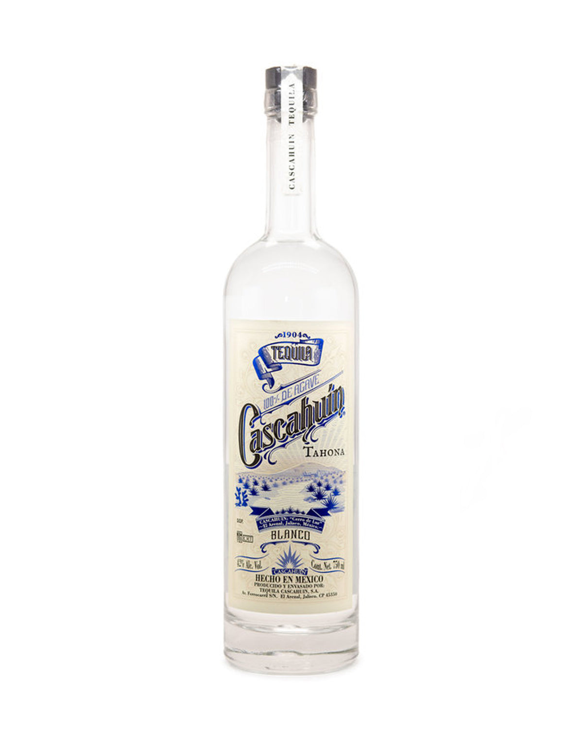 Cascahuin Tahona Blanco Tequila - ZYN THE WINE MARKET LTD.