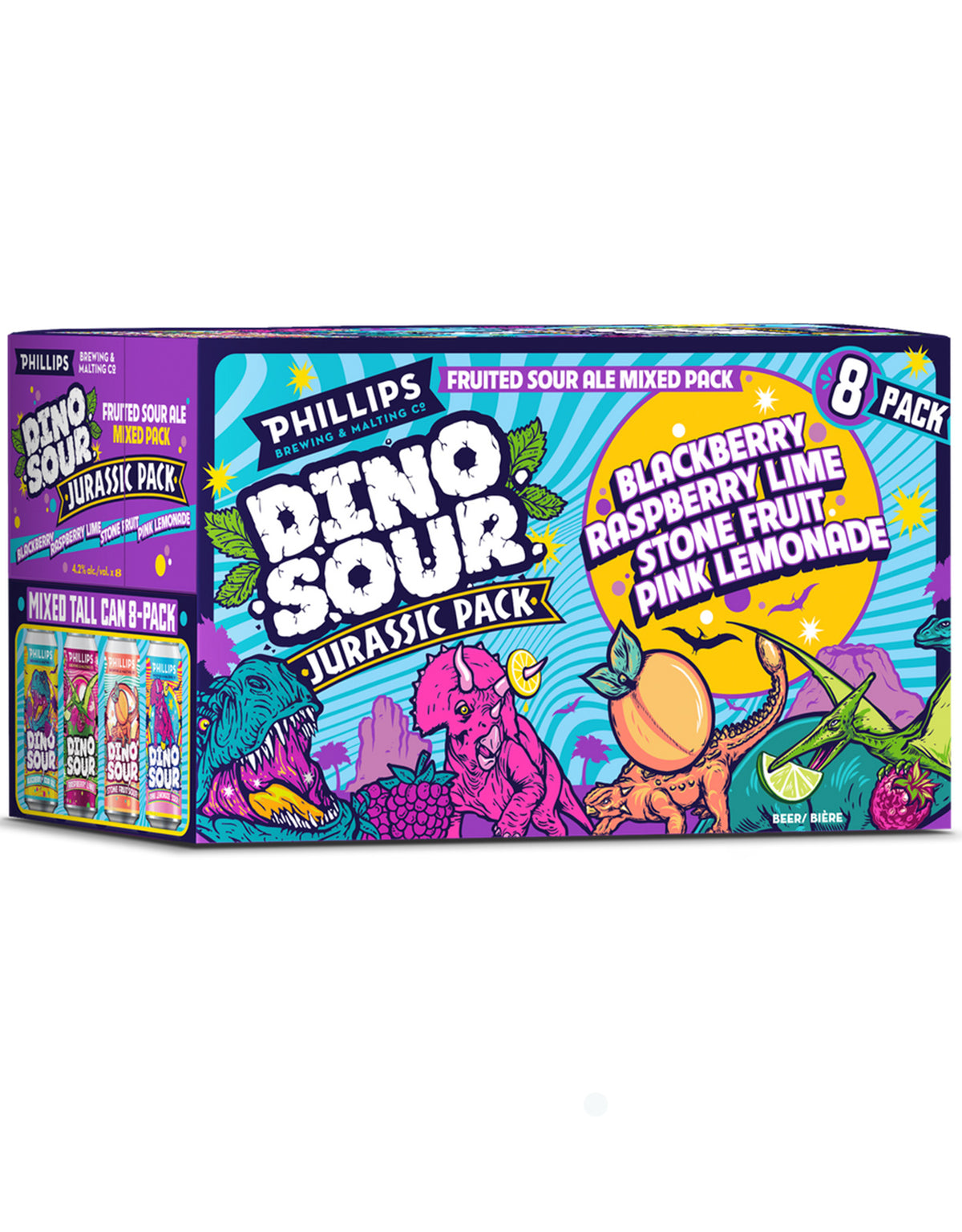 Phillips Dinosour Jurassic Mix Pack 473 ml - 24 Cans - ZYN THE WINE MARKET LTD.
