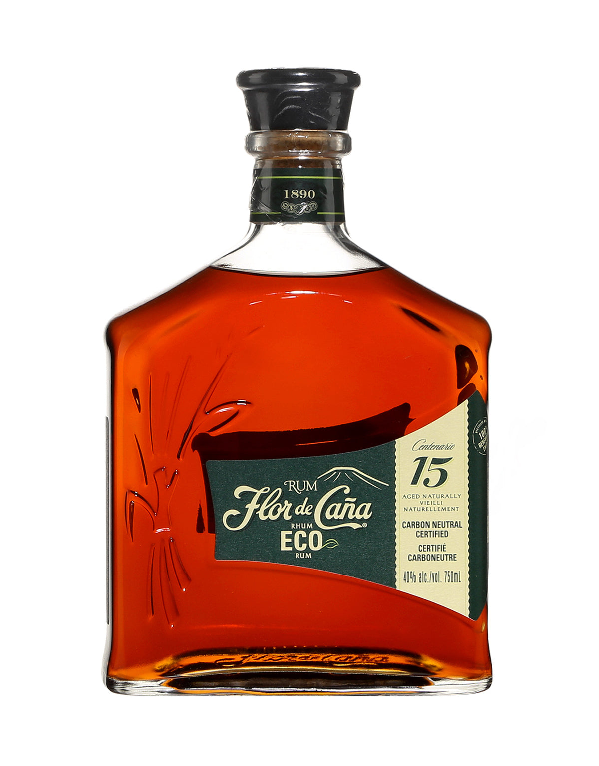 Flor de Cana ECO 15 Year Old Rum - ZYN THE WINE MARKET LTD.