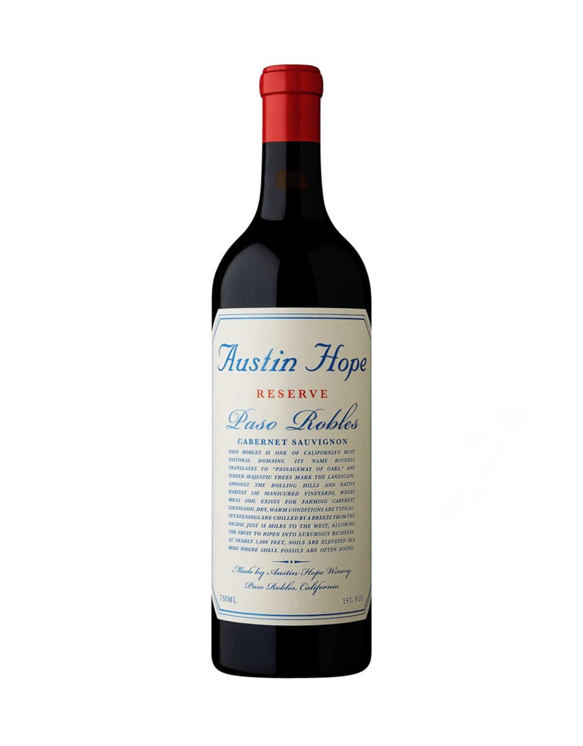 Austin Hope Cabernet Sauvignon Reserve 2021