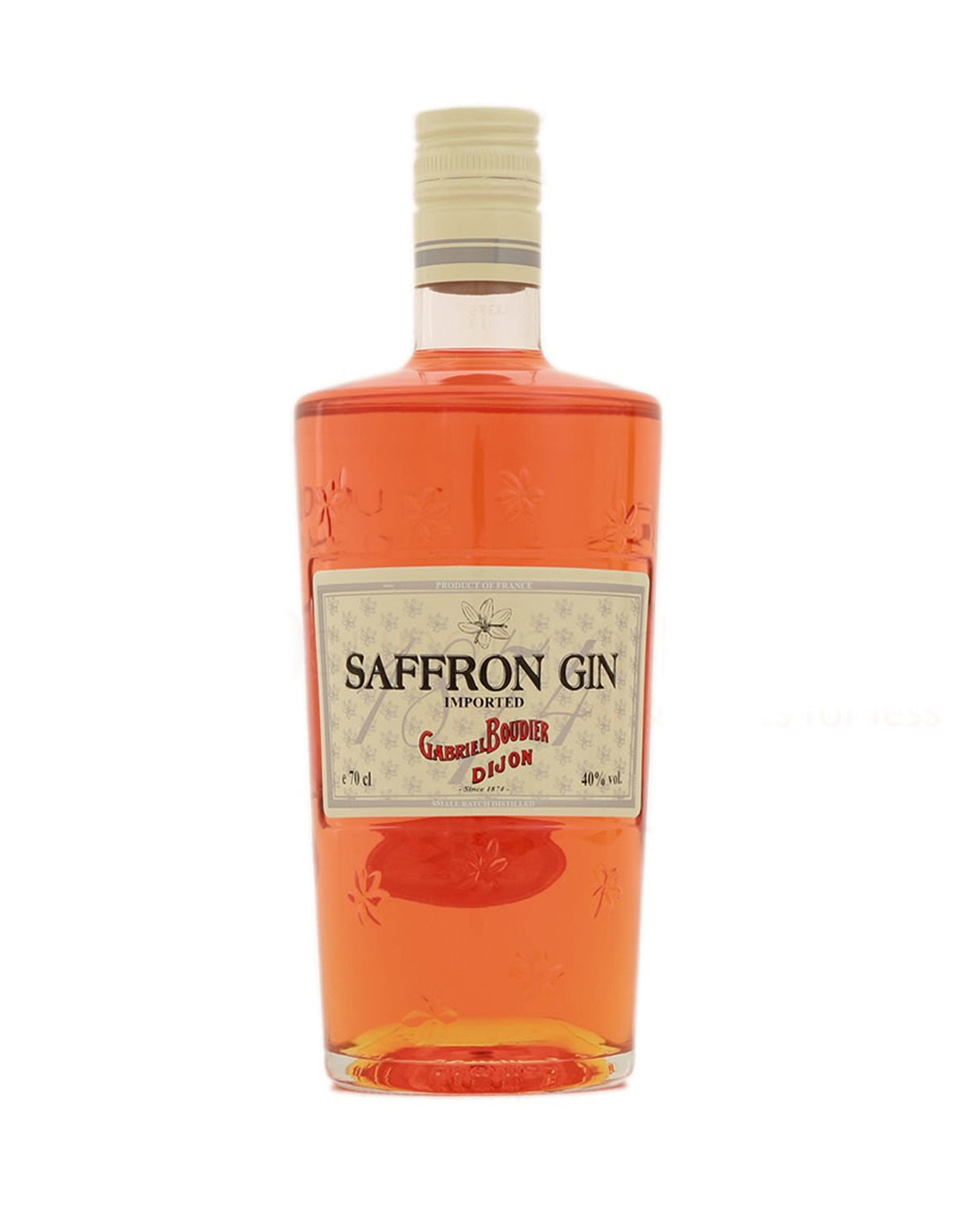Saffron Boudier Gin - ZYN THE WINE MARKET LTD.