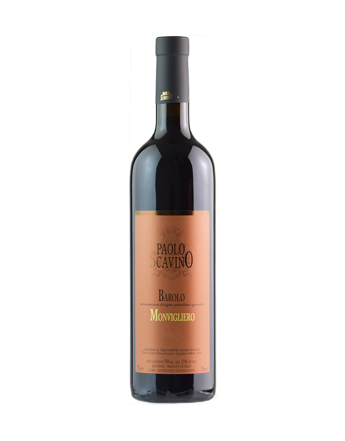 Paolo Scavino Barolo 'Monvigliero' 2018 - ZYN THE WINE MARKET LTD.