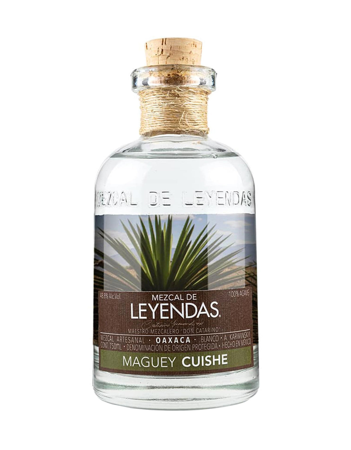 Mezcal de Leyendas Maguey Cuishe - ZYN THE WINE MARKET LTD.