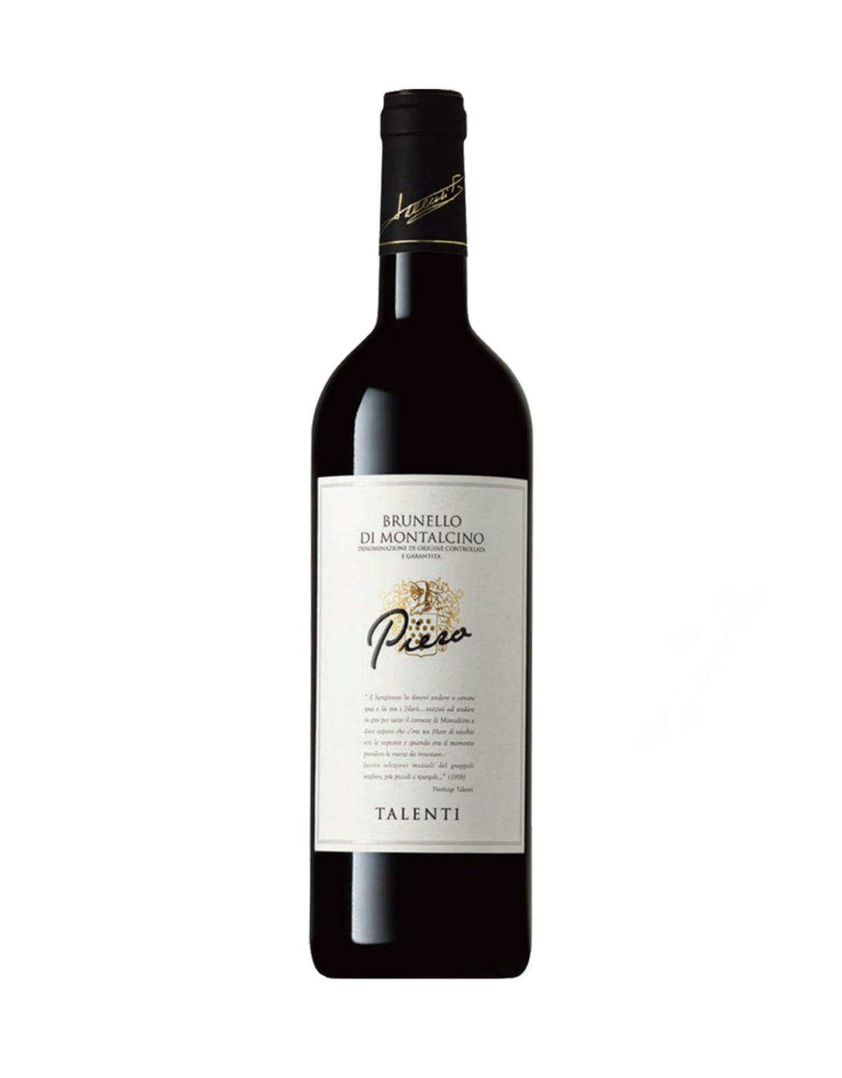 Talenti Brunello di Montalcino 'Piero' 2017 - ZYN THE WINE MARKET LTD.