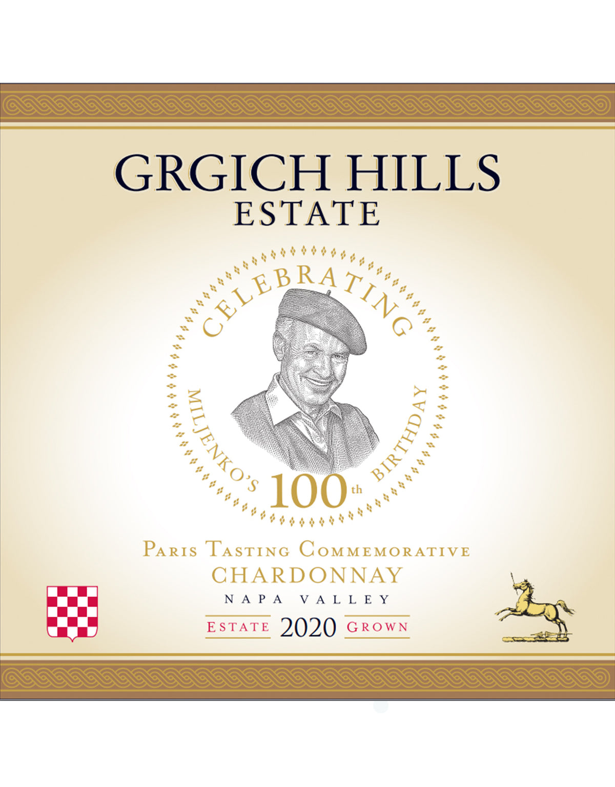 Grgich Hills Chardonnay Miljenko's 100th Birthday 2020 - ZYN THE WINE MARKET LTD.