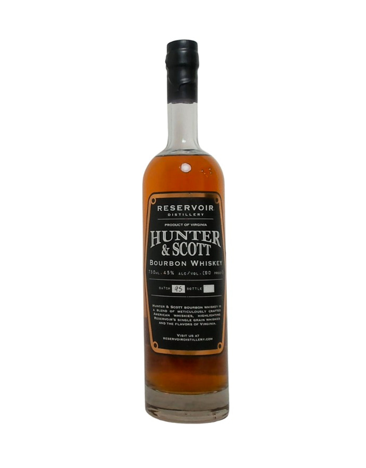 Reservoir Distillery Hunter & Scott Bourbon Batch No. 95 - ZYN THE WINE MARKET LTD.