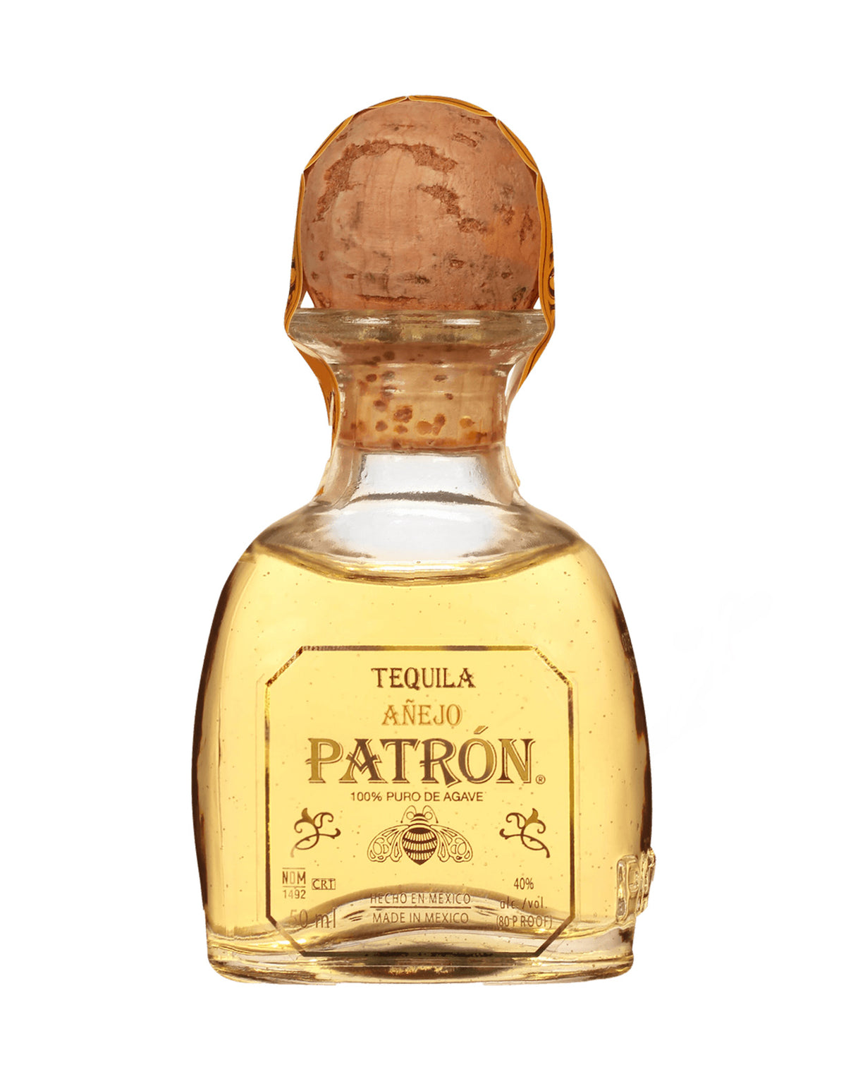 Patron Anejo Tequila -mini 50 ml - ZYN THE WINE MARKET LTD.