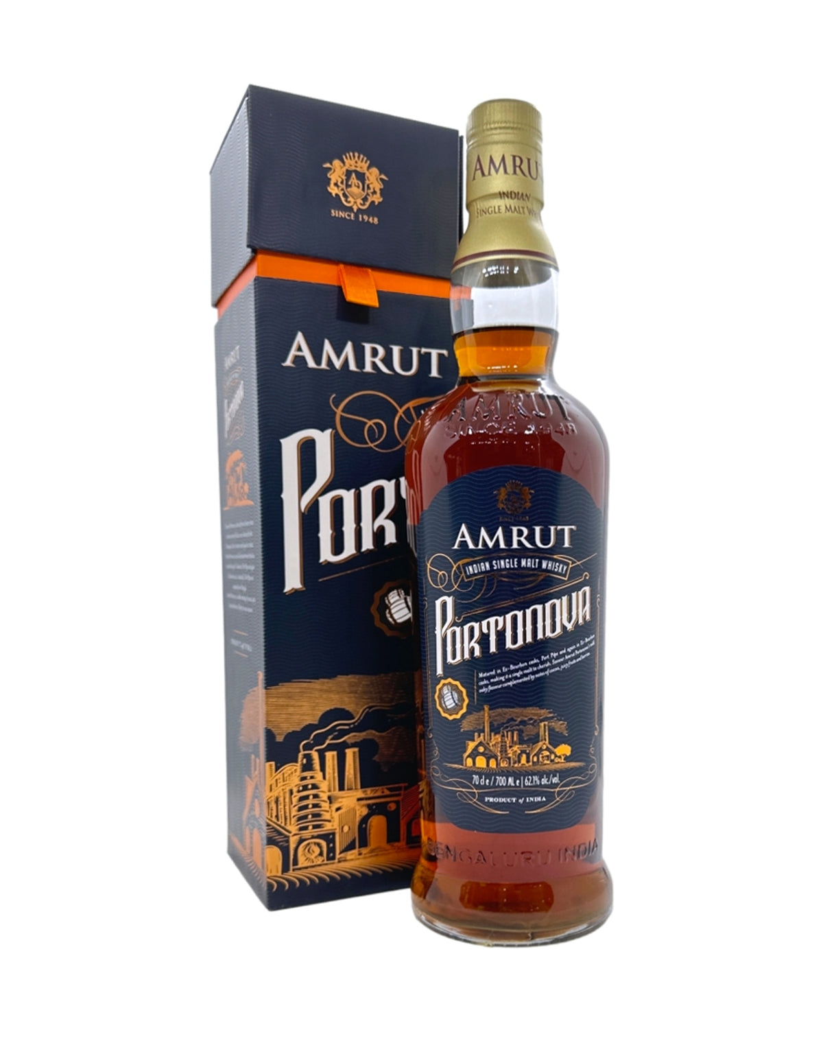 Amrut Portonova Indian Single Malt Whisky - ZYN THE WINE MARKET LTD.