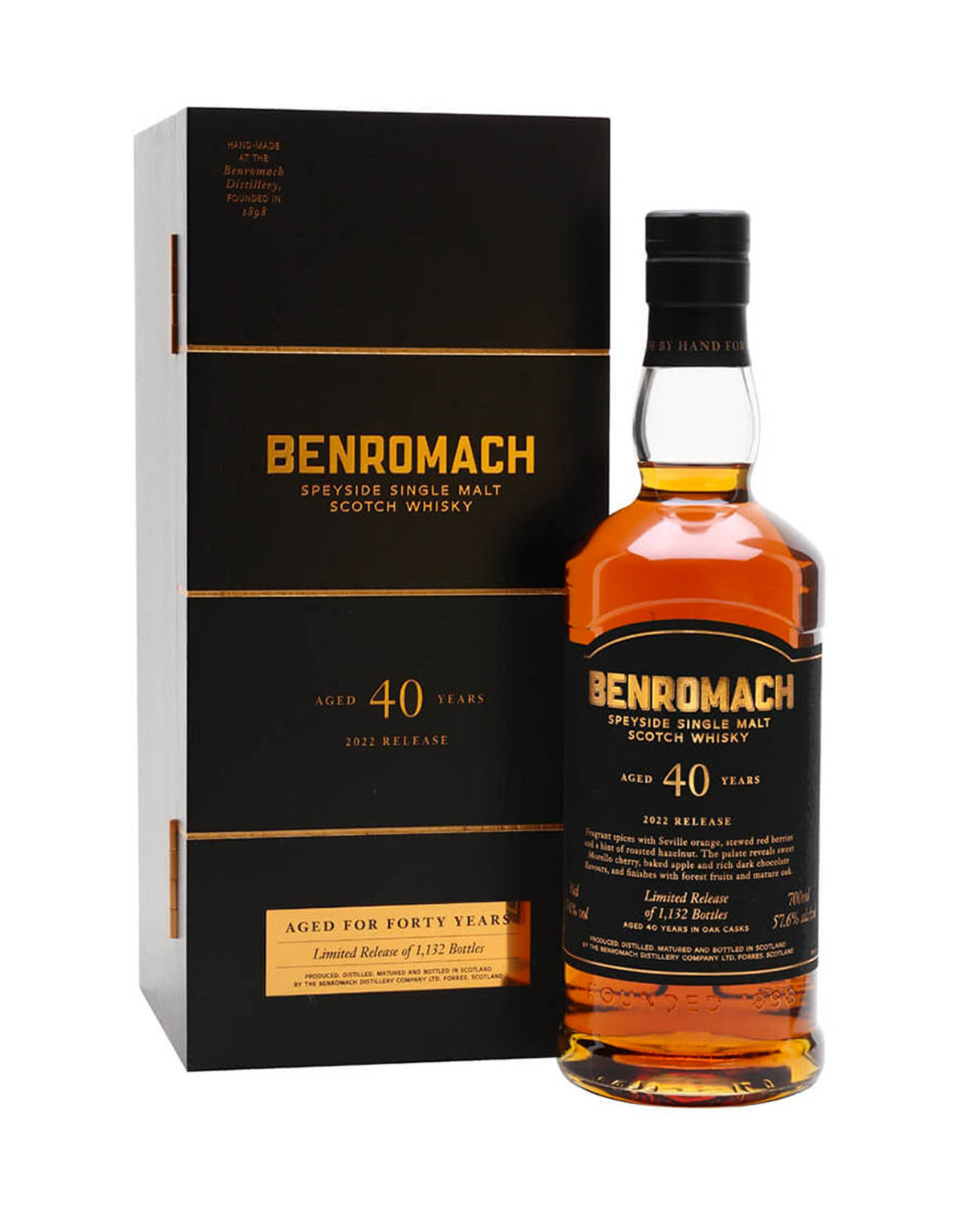 Benromach 40 Year Old 2022 Edition - ZYN THE WINE MARKET LTD.