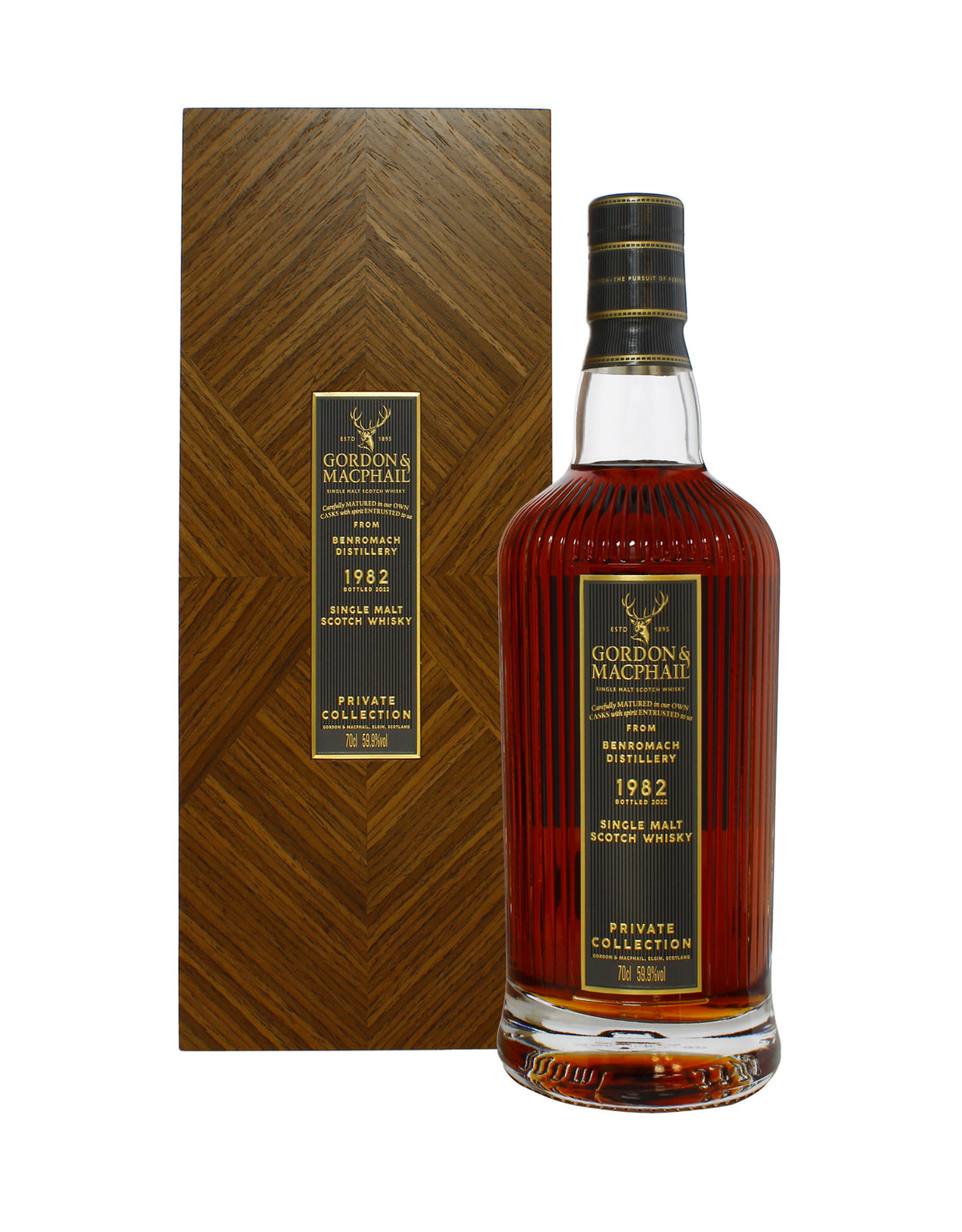 Gordon & MacPhail Benromach Single Malt 1982 Burgundy Finish 'Private Collection' - ZYN THE WINE MARKET LTD.