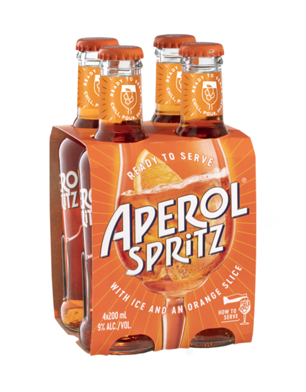 Aperol Spritz Ready to Serve - 4 Pack